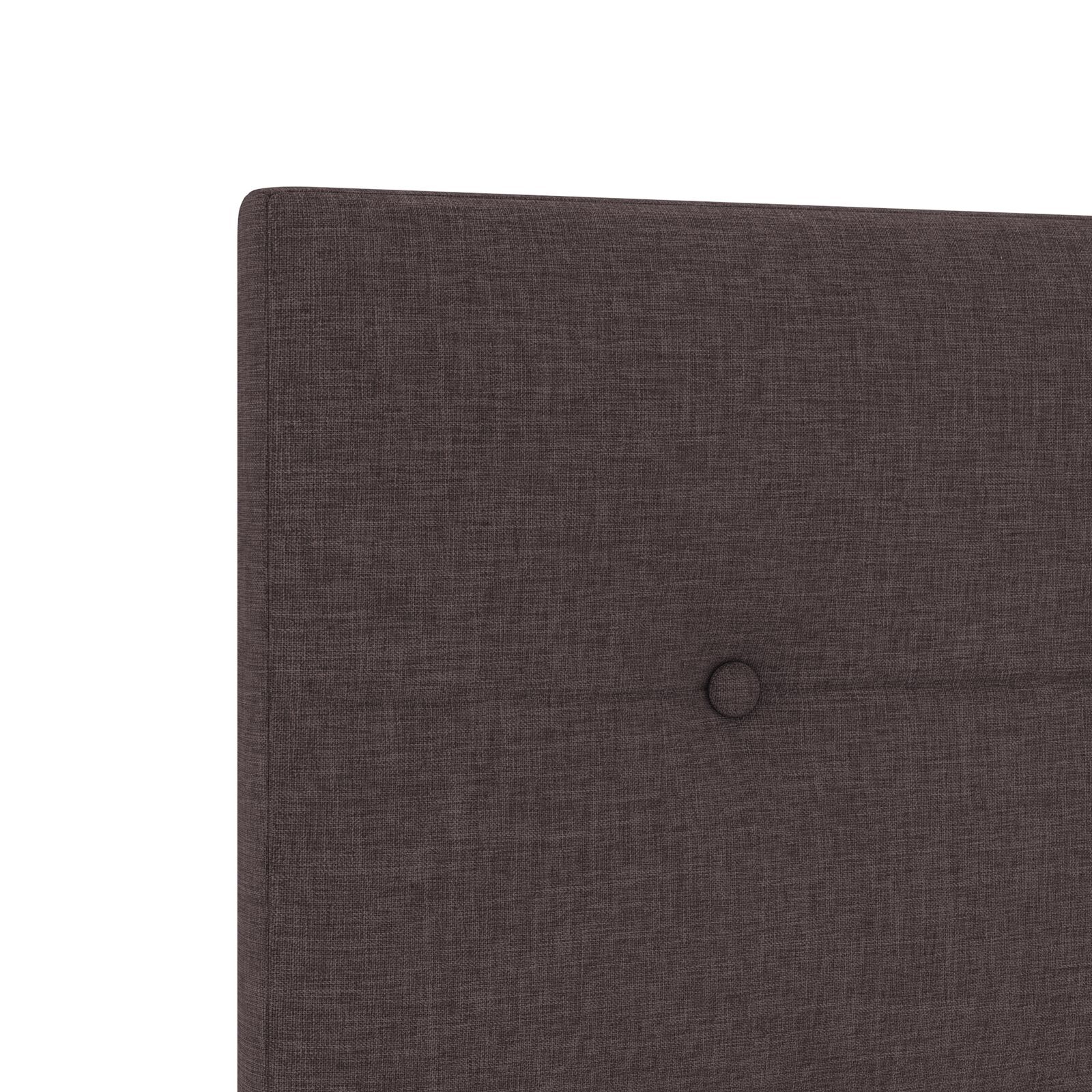 vidaXL Tăblie cap cu headboard Manual Maro închis 200 cm țesătură