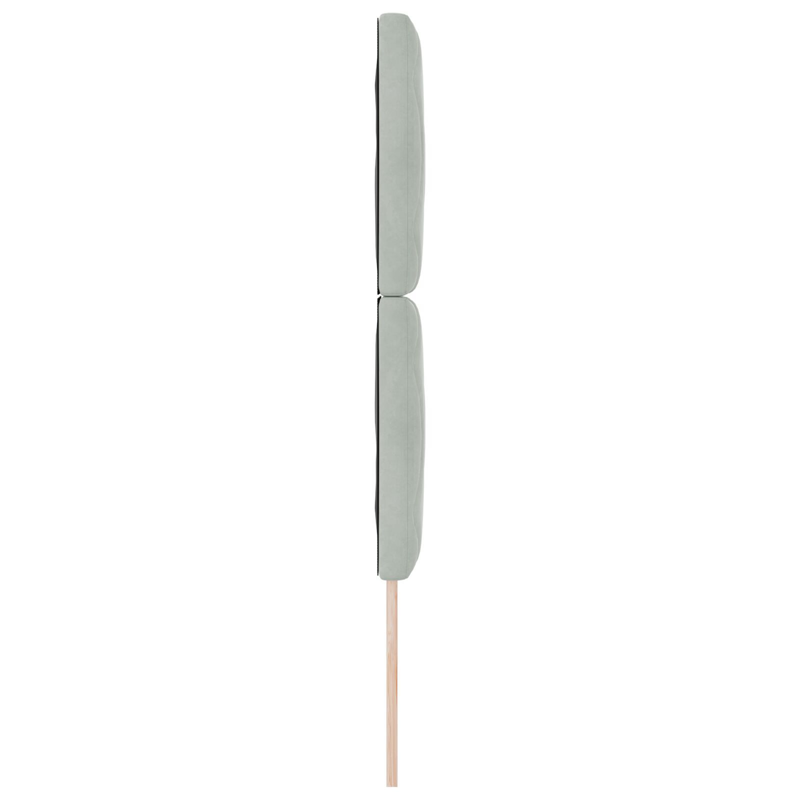 vidaXL Tăblie cap Pe perete Geometric Manual Gri deschis 80 cm Catifea vidaXL Tăblie cap Pe perete Geometric Manual Gri deschis 80 cm Catifea