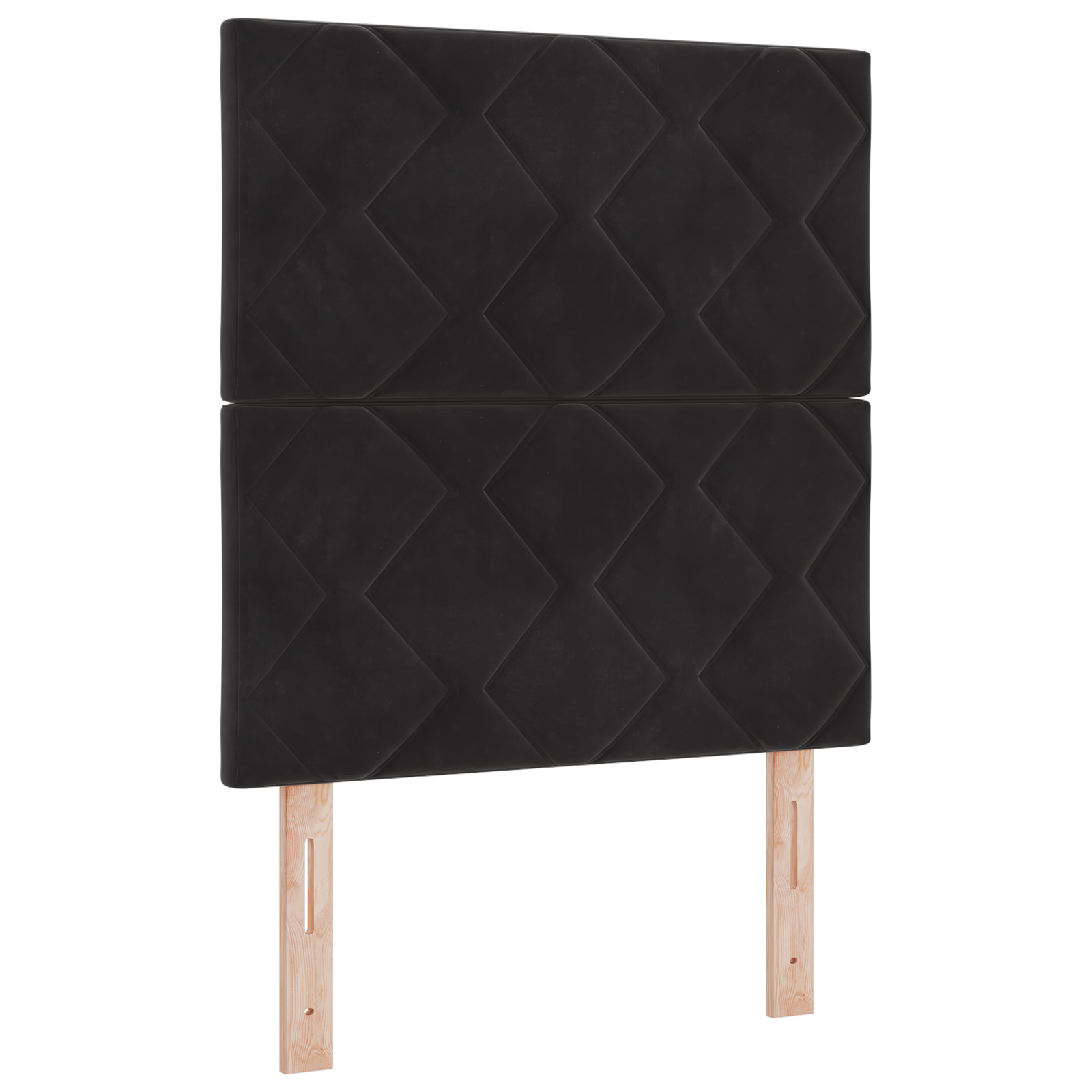 vidaXL Tăblie cap Pe perete Geometric cu headboard Negru 80 cm Catifea vidaXL Tăblie cap Pe perete Geometric cu headboard Negru 80 cm Catifea