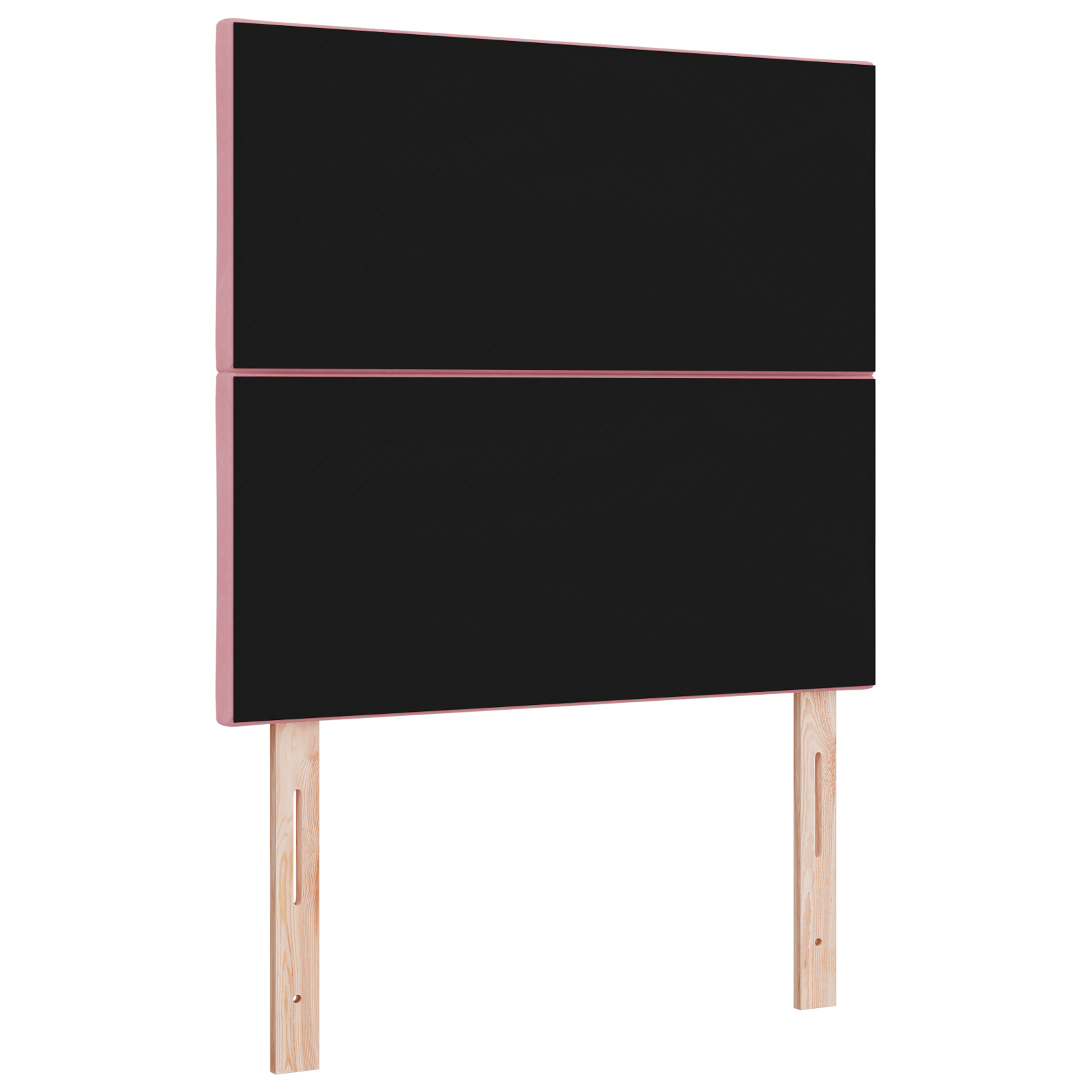 vidaXL Tăblie cap Pe perete Geometric cu headboard Roz 90 cm Catifea vidaXL Tăblie cap Pe perete Geometric cu headboard Roz 90 cm Catifea