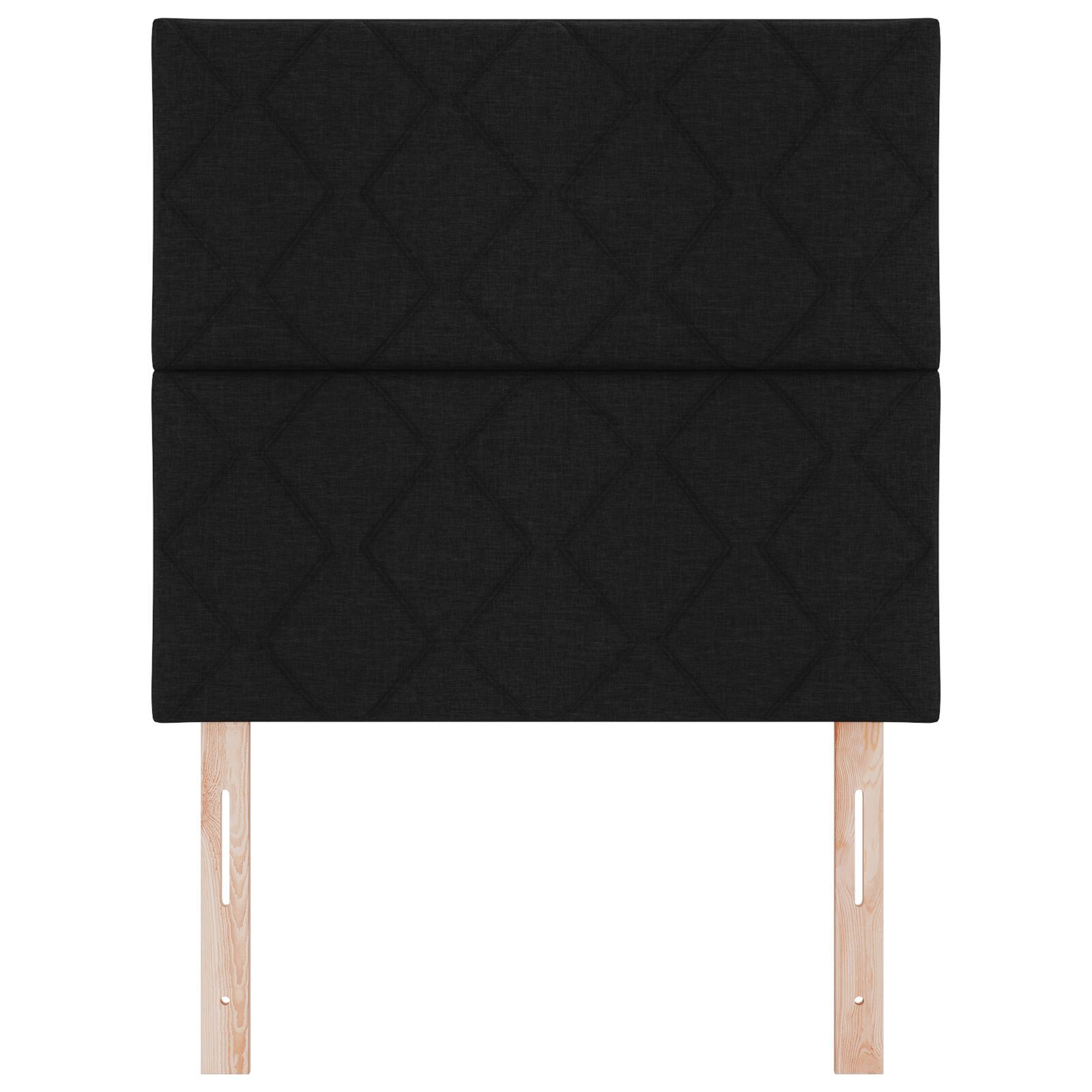 vidaXL Tăblie din Țesătură Geometric Manual Negru 100 cm țesătură vidaXL Tăblie din Țesătură Geometric Manual Negru 100 cm țesătură