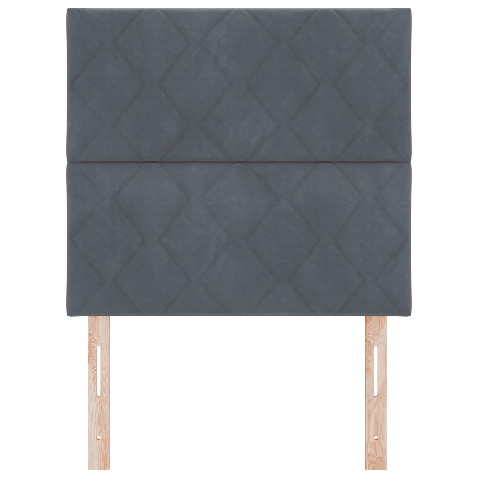 vidaXL Tăblie cap Pe perete Geometric Manual Gri închis 100 cm Catifea vidaXL Tăblie cap Pe perete Geometric Manual Gri închis 100 cm Catifea