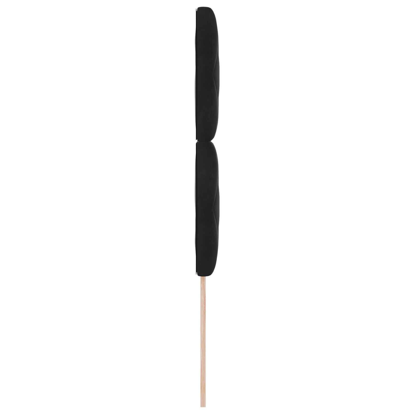 vidaXL Tăblie cap Pe perete Geometric Manual Negru 100 cm Catifea vidaXL Tăblie cap Pe perete Geometric Manual Negru 100 cm Catifea