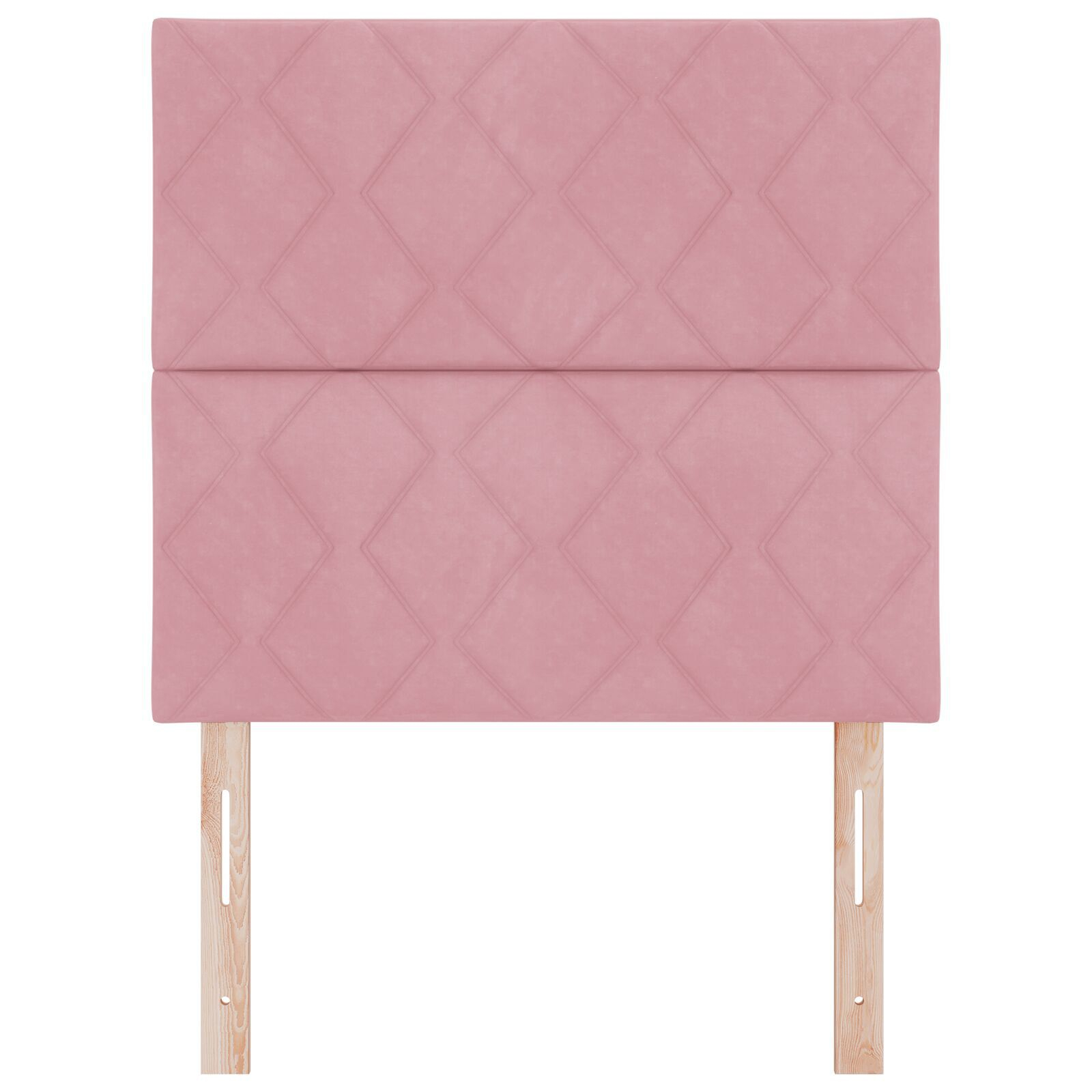 vidaXL Tăblie cap Pe perete Geometric cu headboard Roz 100 cm Catifea vidaXL Tăblie cap Pe perete Geometric cu headboard Roz 100 cm Catifea