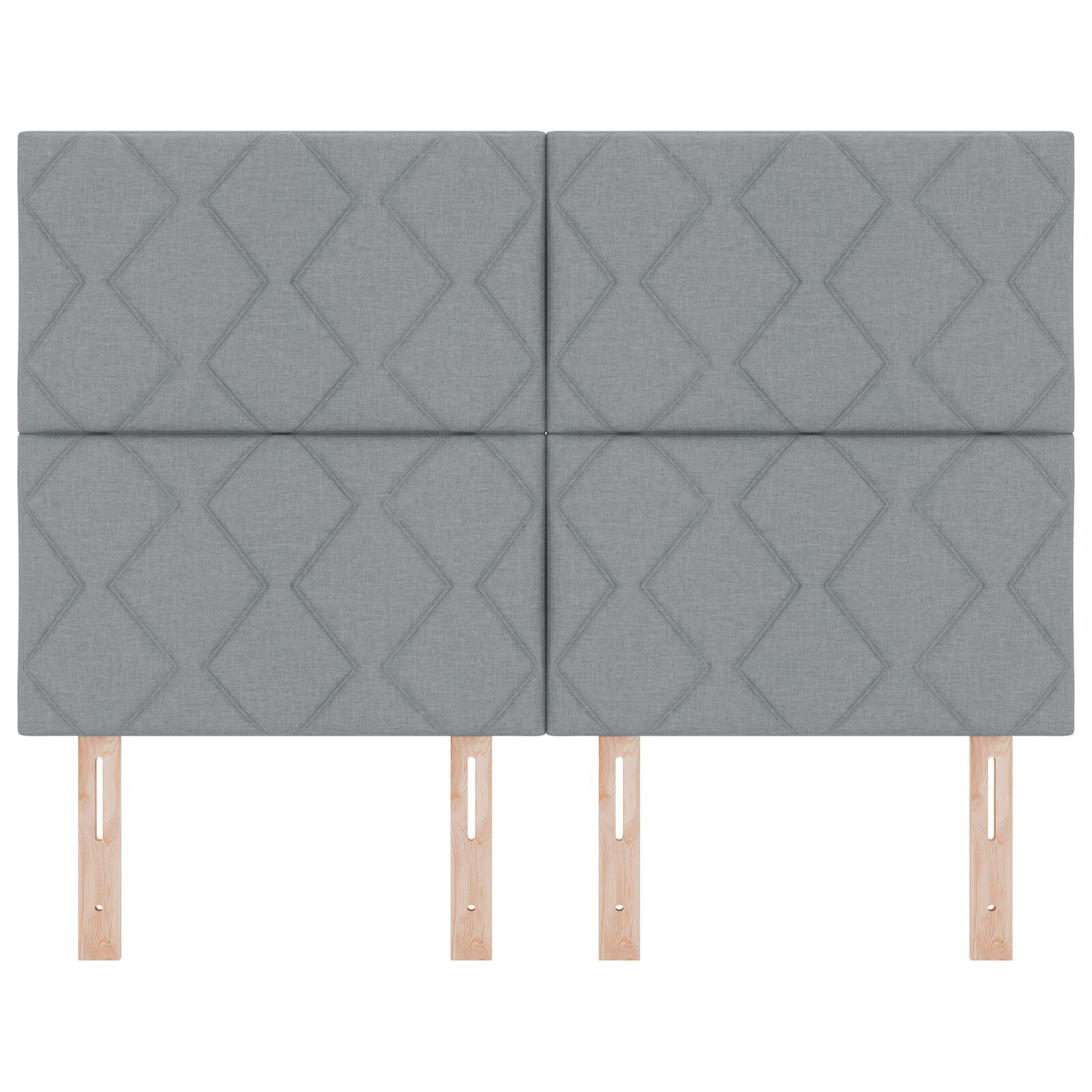 vidaXL Tăblie din Țesătură Geometric Gri deschis 140 cm țesătură vidaXL Tăblie din Țesătură Geometric Gri deschis 140 cm țesătură