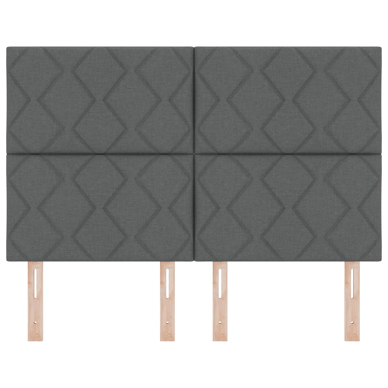 vidaXL Tăblie din Țesătură Geometric Manual Gri închis 140 cm țesătură vidaXL Tăblie din Țesătură Geometric Manual Gri închis 140 cm țesătură
