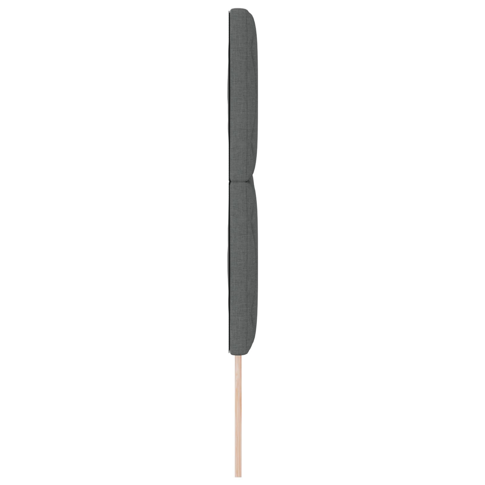 vidaXL Tăblie din Țesătură Geometric Manual Gri închis 140 cm țesătură vidaXL Tăblie din Țesătură Geometric Manual Gri închis 140 cm țesătură