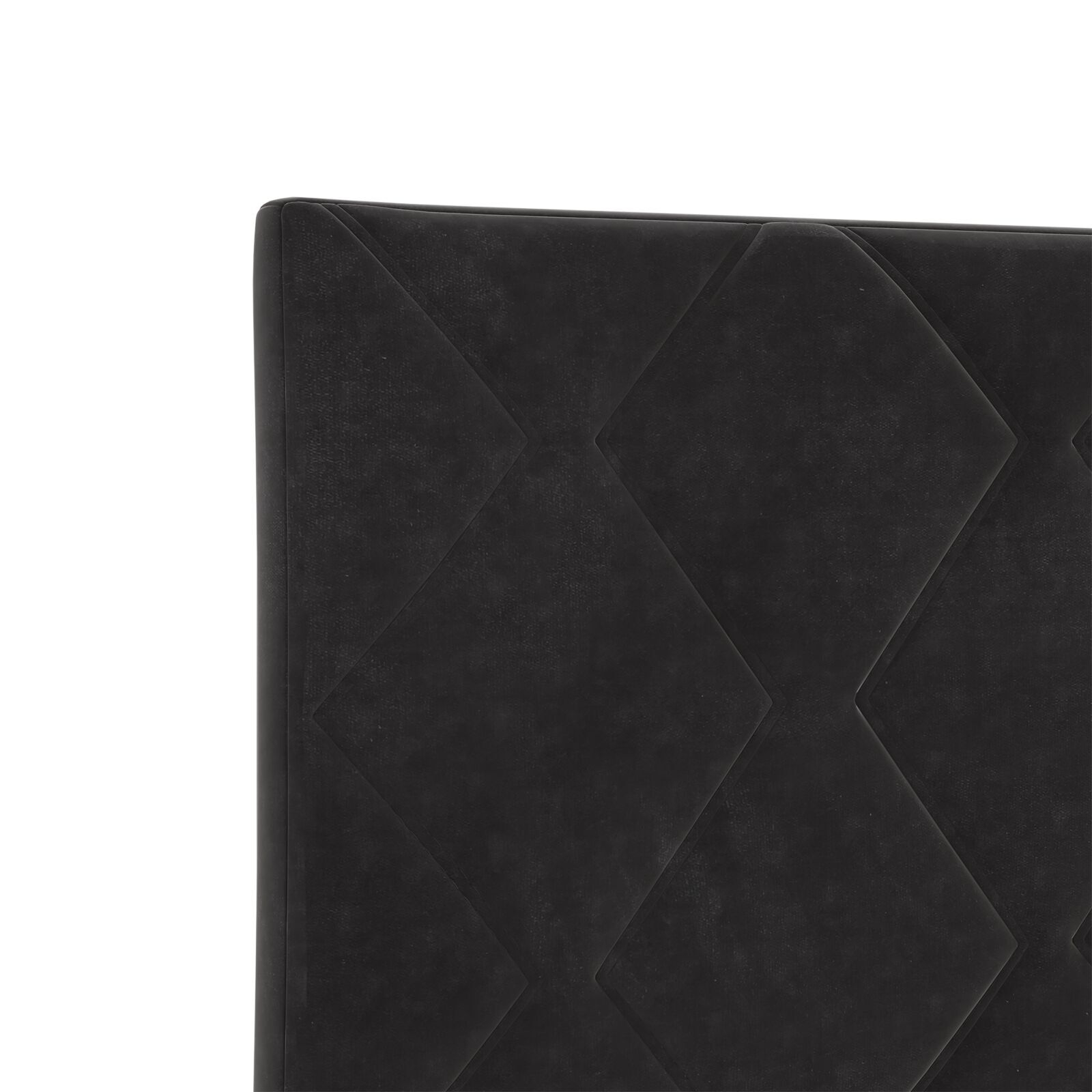 vidaXL Tăblie cap Pe perete Geometric Manual Negru 144 cm Catifea vidaXL Tăblie cap Pe perete Geometric Manual Negru 144 cm Catifea