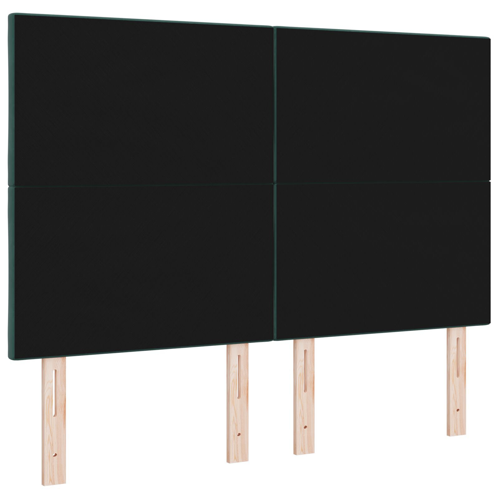 vidaXL Tăblie cap Pe perete Geometric Verde închis 144 cm Catifea vidaXL Tăblie cap Pe perete Geometric Verde închis 144 cm Catifea