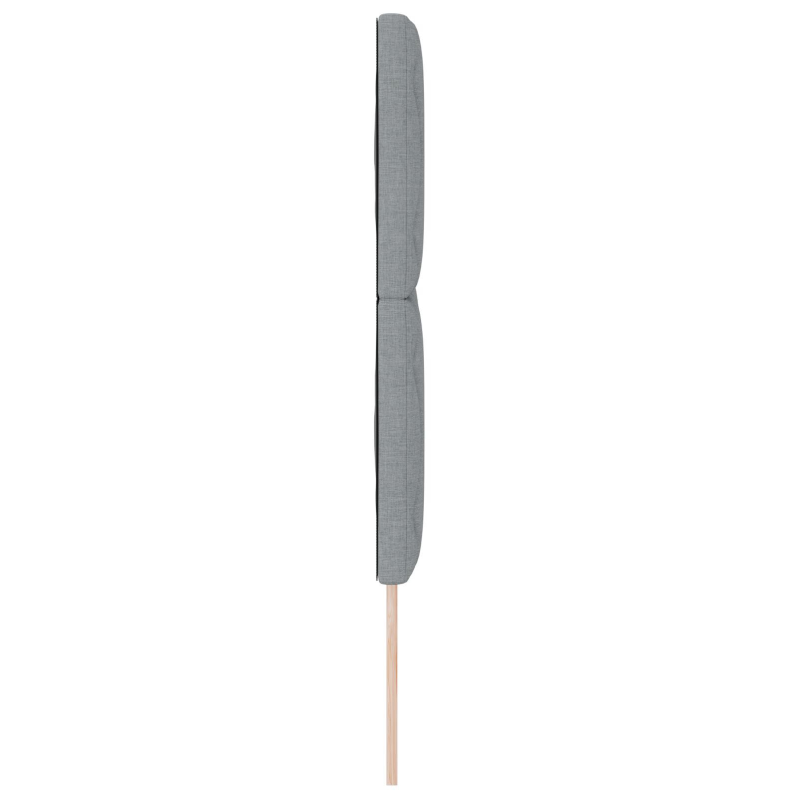 vidaXL Tăblie din Țesătură Geometric Gri deschis 160 cm țesătură vidaXL Tăblie din Țesătură Geometric Gri deschis 160 cm țesătură