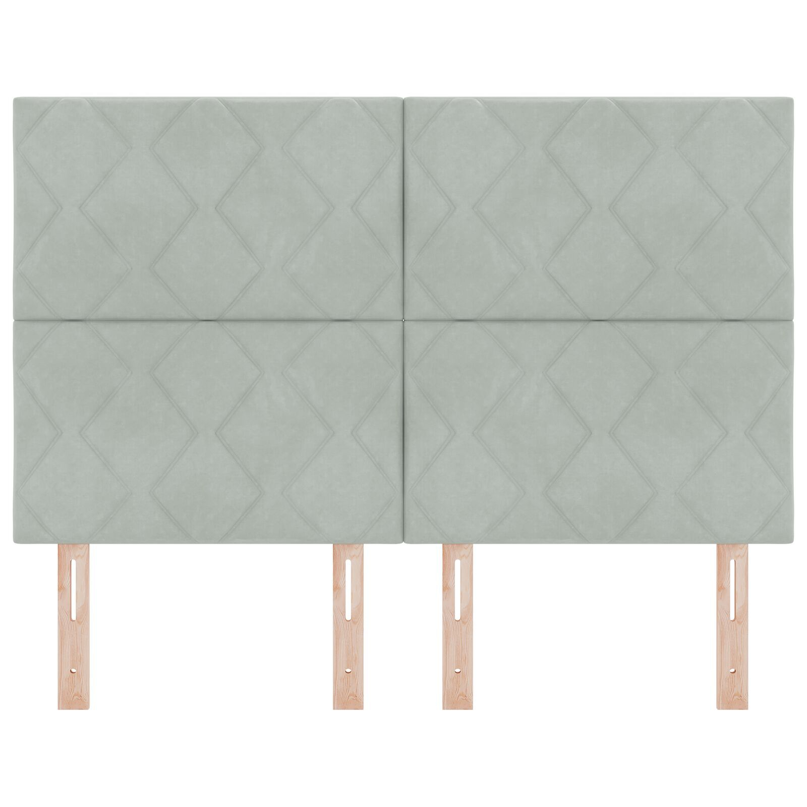 vidaXL Tăblie cap Pe perete Geometric Gri deschis 160 cm Catifea vidaXL Tăblie cap Pe perete Geometric Gri deschis 160 cm Catifea