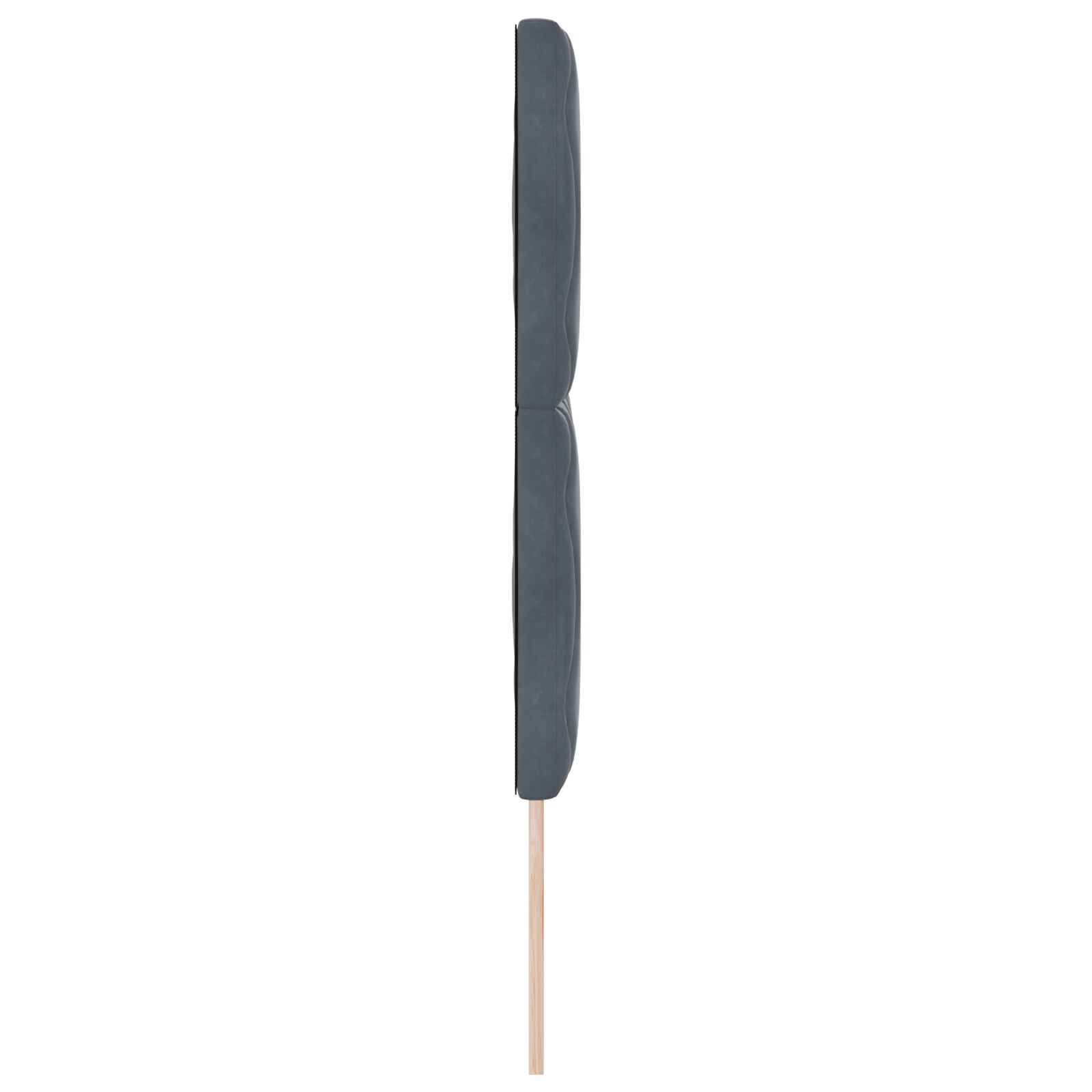 vidaXL Tăblie cap Pe perete Geometric Manual Gri închis 160 cm Catifea vidaXL Tăblie cap Pe perete Geometric Manual Gri închis 160 cm Catifea