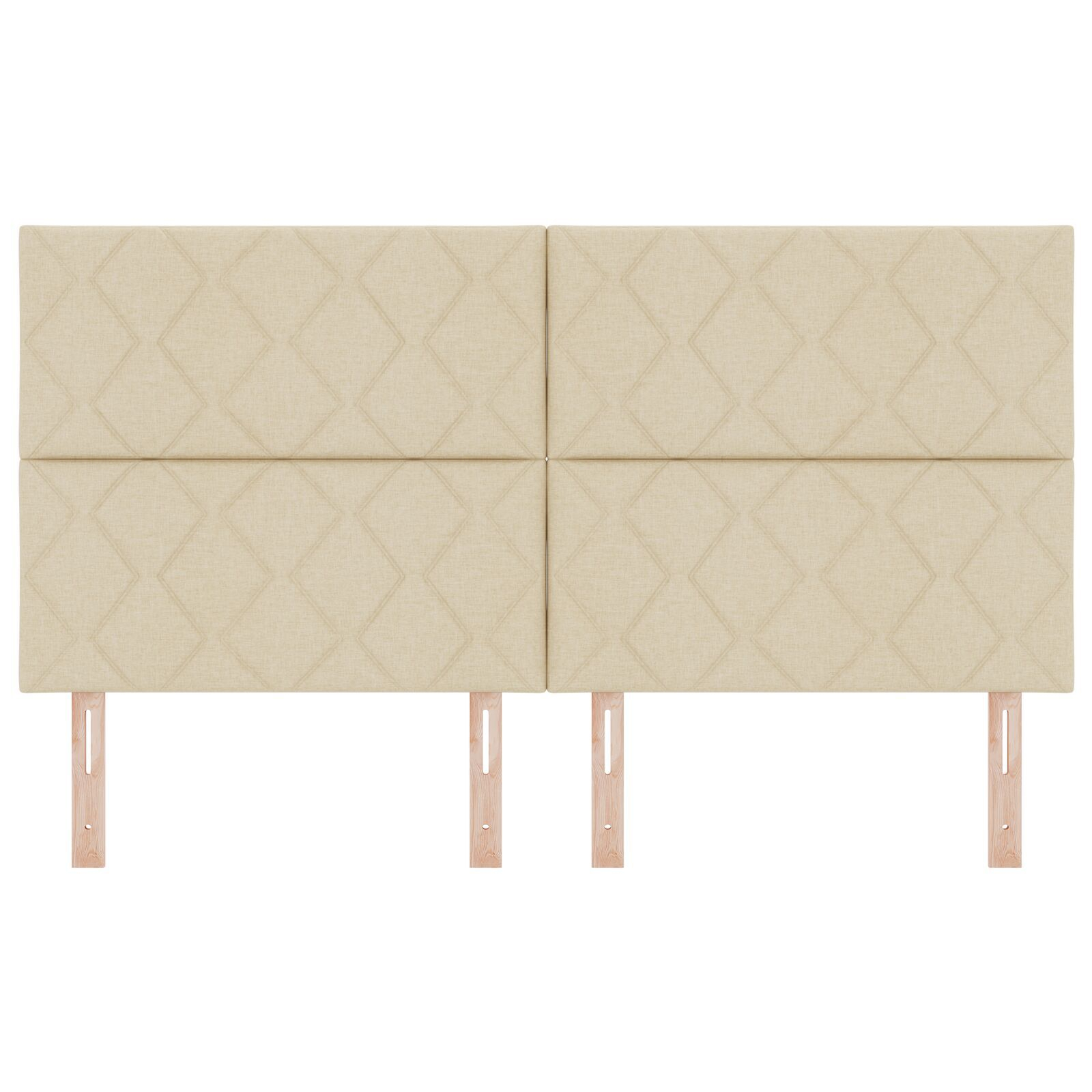 vidaXL Tăblie din Țesătură Geometric cu headboard Crem 180 cm țesătură vidaXL Tăblie din Țesătură Geometric cu headboard Crem 180 cm țesătură