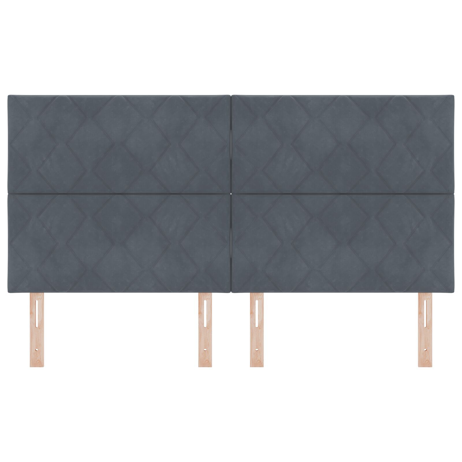 vidaXL Tăblie cap Pe perete Geometric Manual Gri închis 180 cm Catifea vidaXL Tăblie cap Pe perete Geometric Manual Gri închis 180 cm Catifea