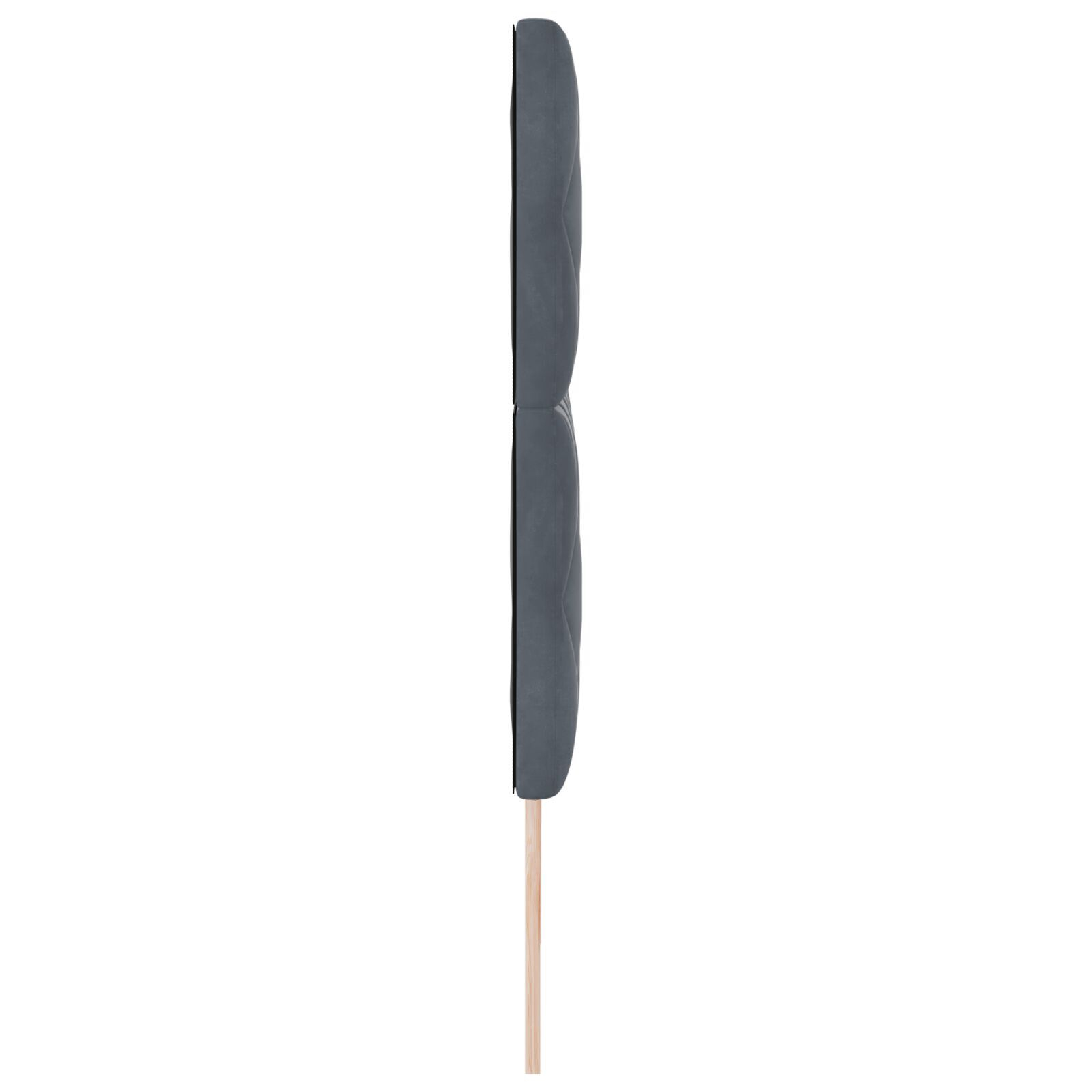 vidaXL Tăblie cap Pe perete Geometric Manual Gri închis 180 cm Catifea vidaXL Tăblie cap Pe perete Geometric Manual Gri închis 180 cm Catifea