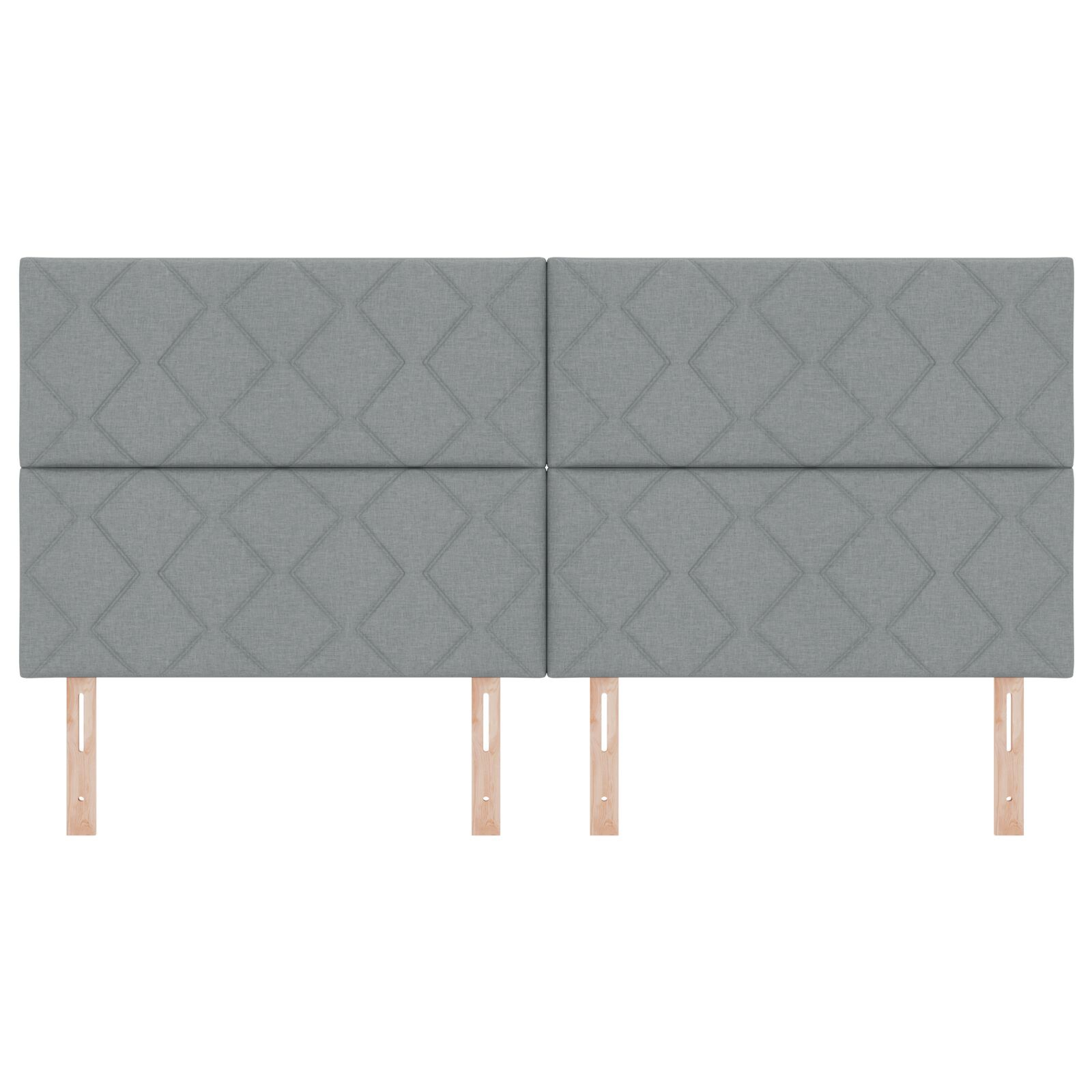 vidaXL Tăblie din Țesătură Geometric Gri deschis 200 cm țesătură vidaXL Tăblie din Țesătură Geometric Gri deschis 200 cm țesătură