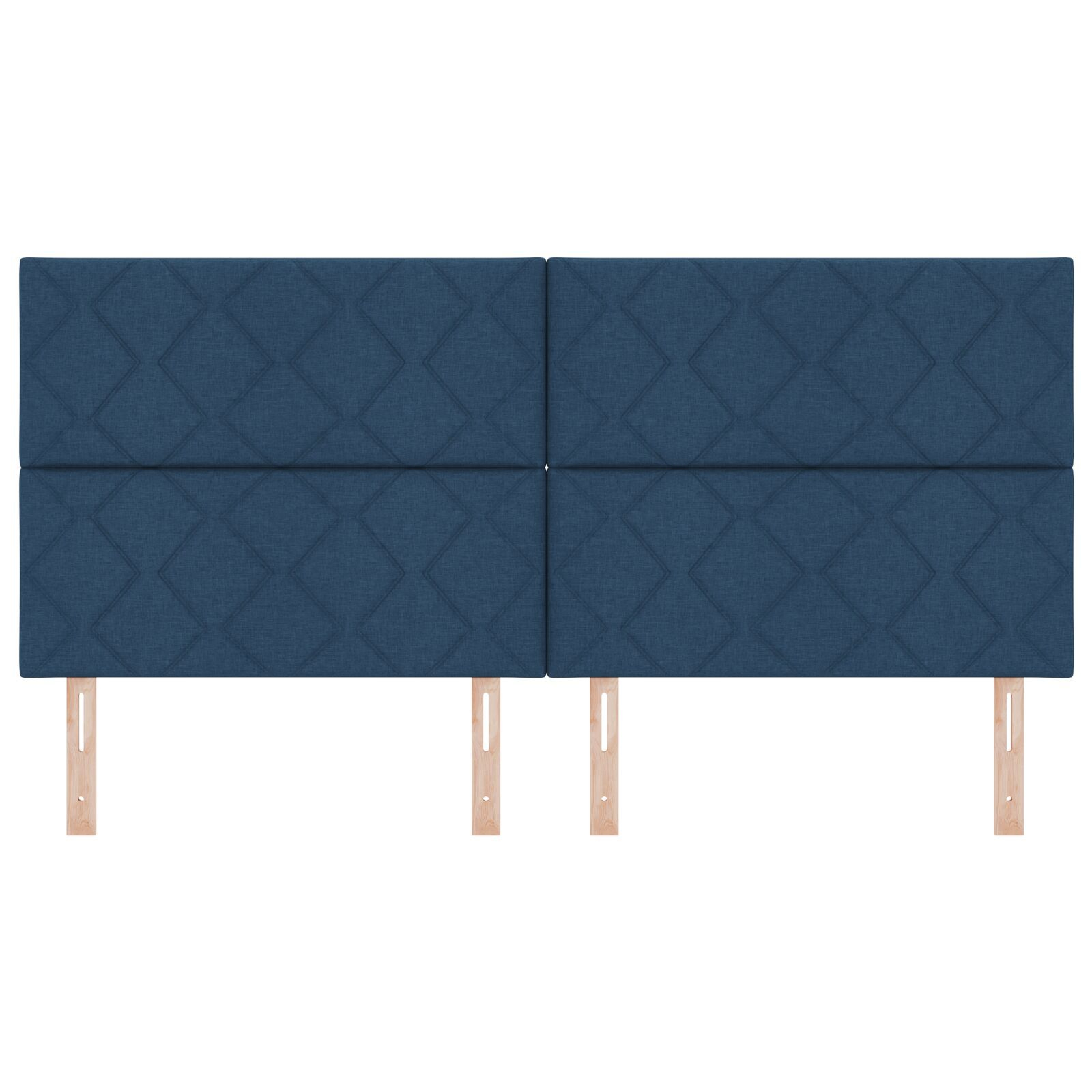 vidaXL Tăblie din Țesătură Geometric Manual albastru 200 cm țesătură vidaXL Tăblie din Țesătură Geometric Manual albastru 200 cm țesătură
