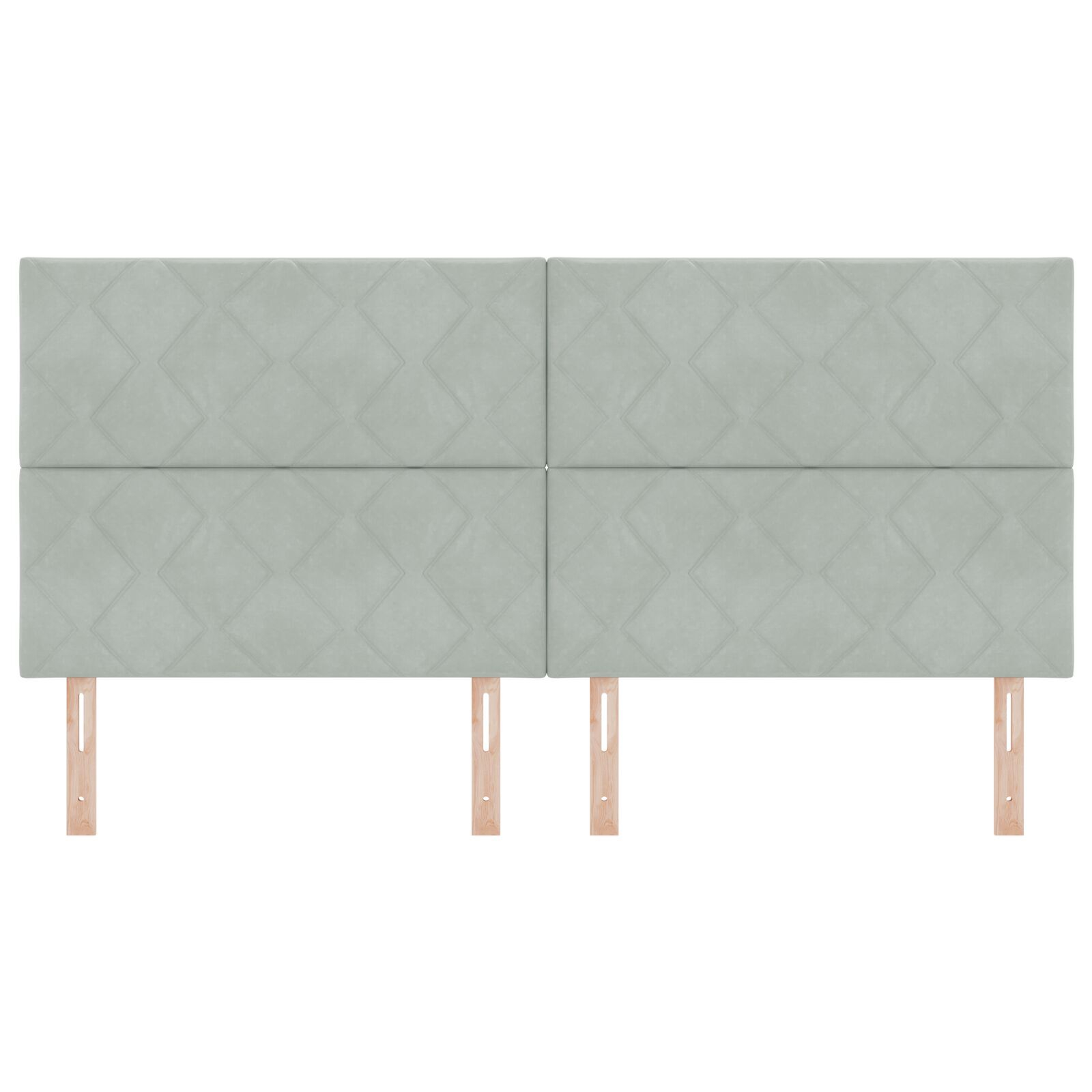 vidaXL Tăblie cap Pe perete Geometric Gri deschis 200 cm Catifea vidaXL Tăblie cap Pe perete Geometric Gri deschis 200 cm Catifea