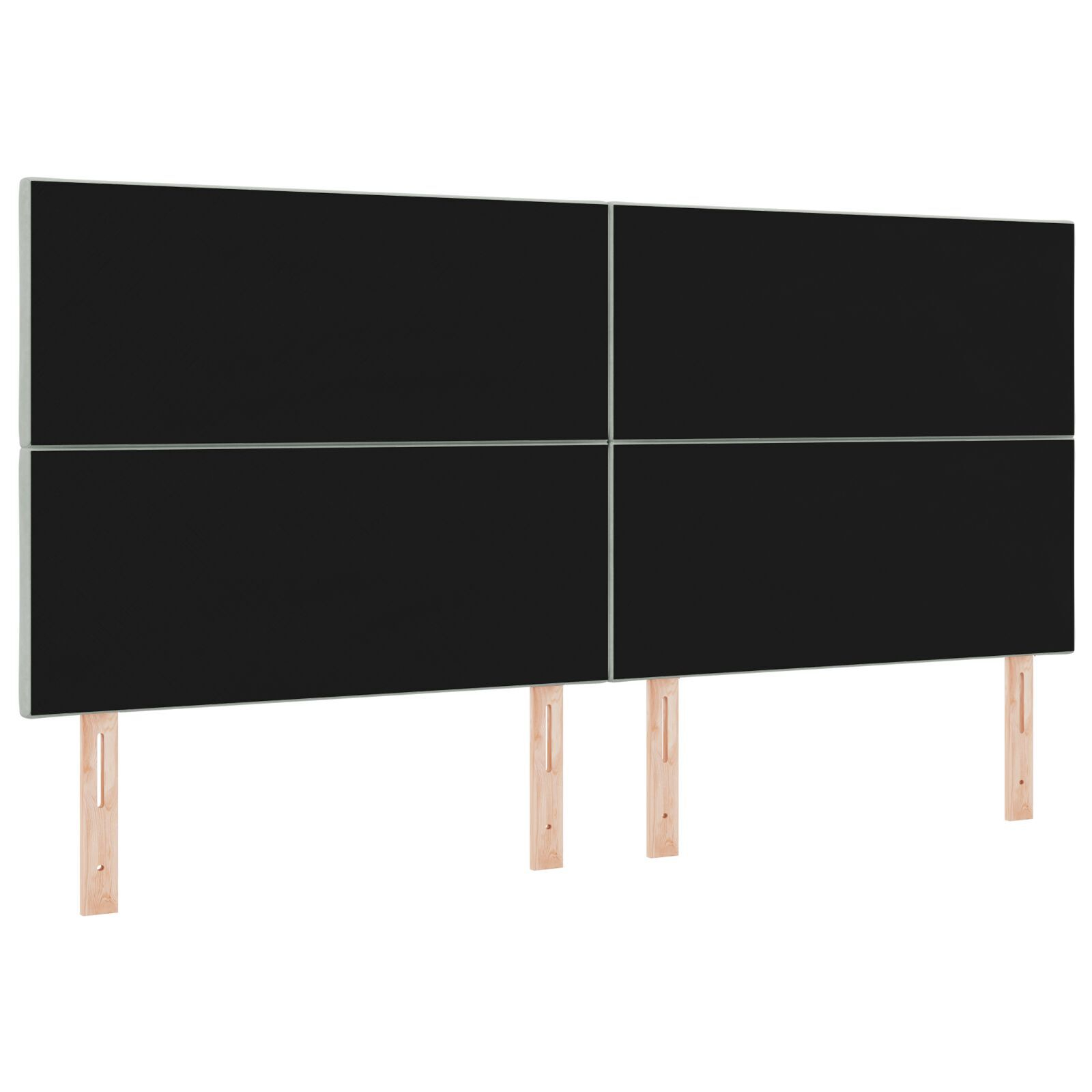 vidaXL Tăblie cap Pe perete Geometric Gri deschis 200 cm Catifea vidaXL Tăblie cap Pe perete Geometric Gri deschis 200 cm Catifea