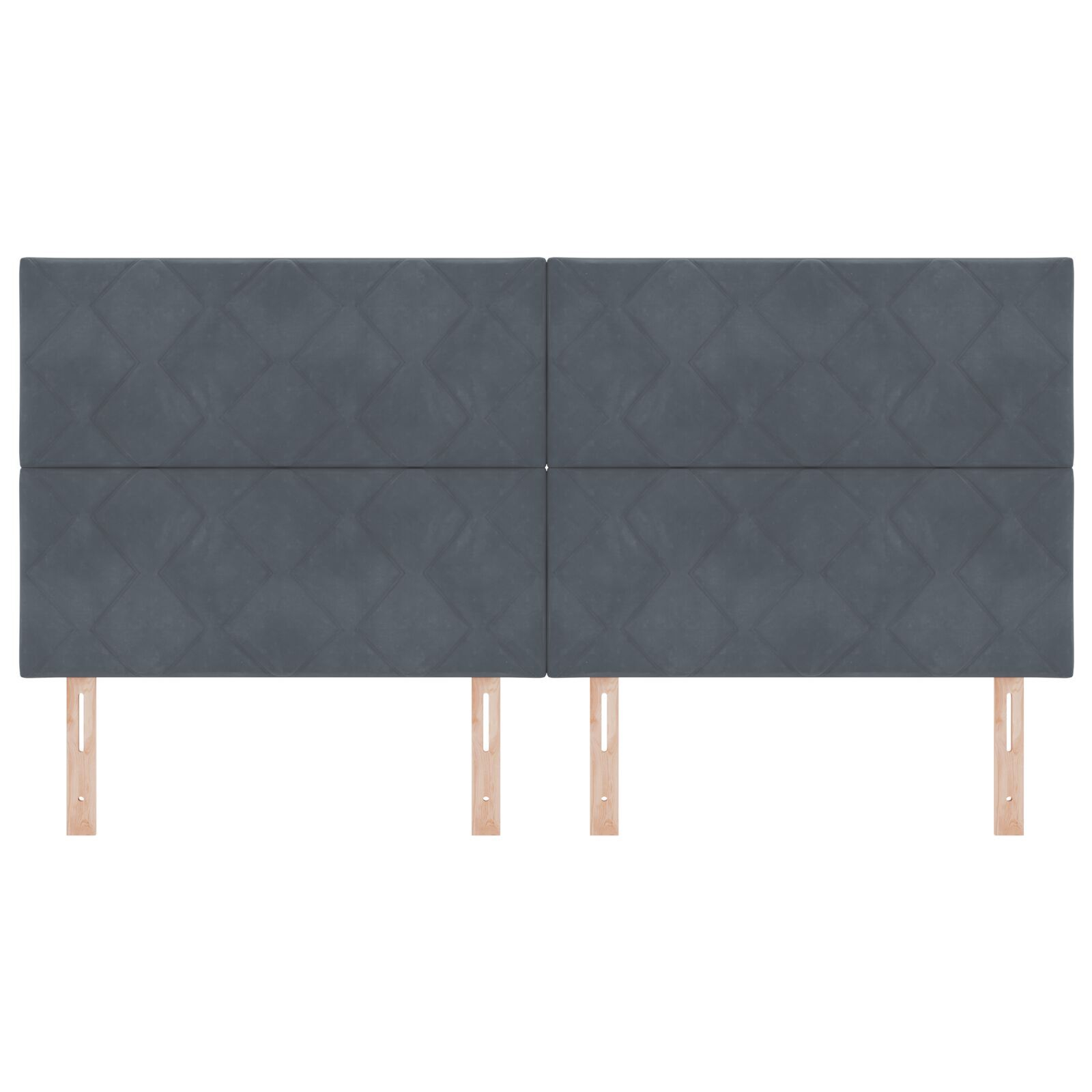 vidaXL Tăblie cap Pe perete Geometric Manual Gri închis 200 cm Catifea vidaXL Tăblie cap Pe perete Geometric Manual Gri închis 200 cm Catifea