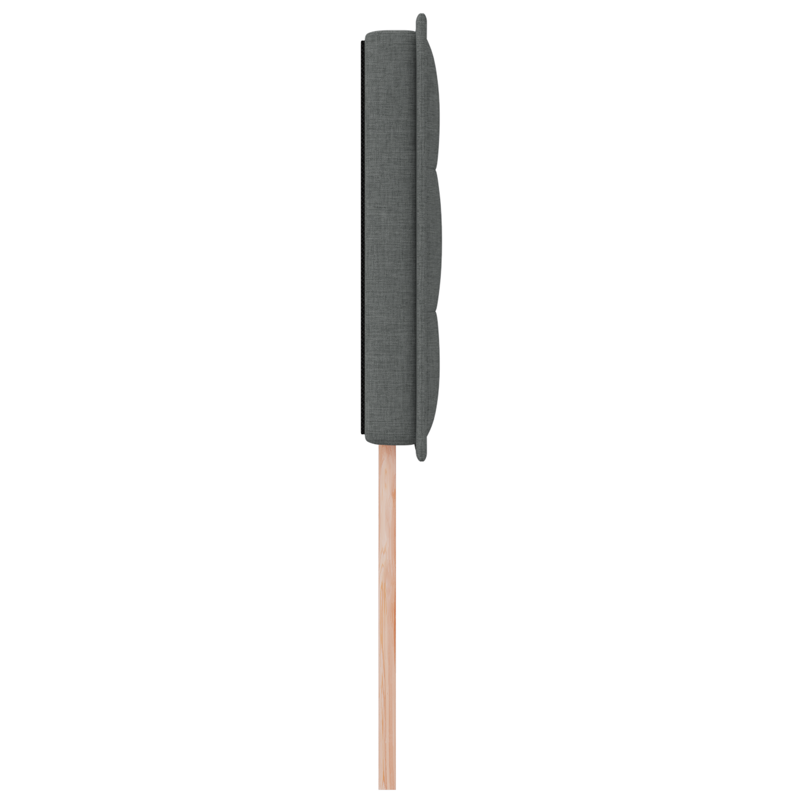 vidaXL Cap de pat LED Design Linii Gri Închis 80 cm Țesătură