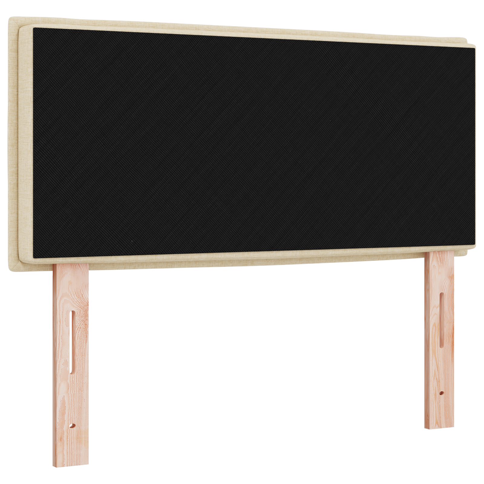 vidaXL Cap de pat design linii crem 80 cm țesătură vidaXL Cap de pat design linii crem 80 cm țesătură