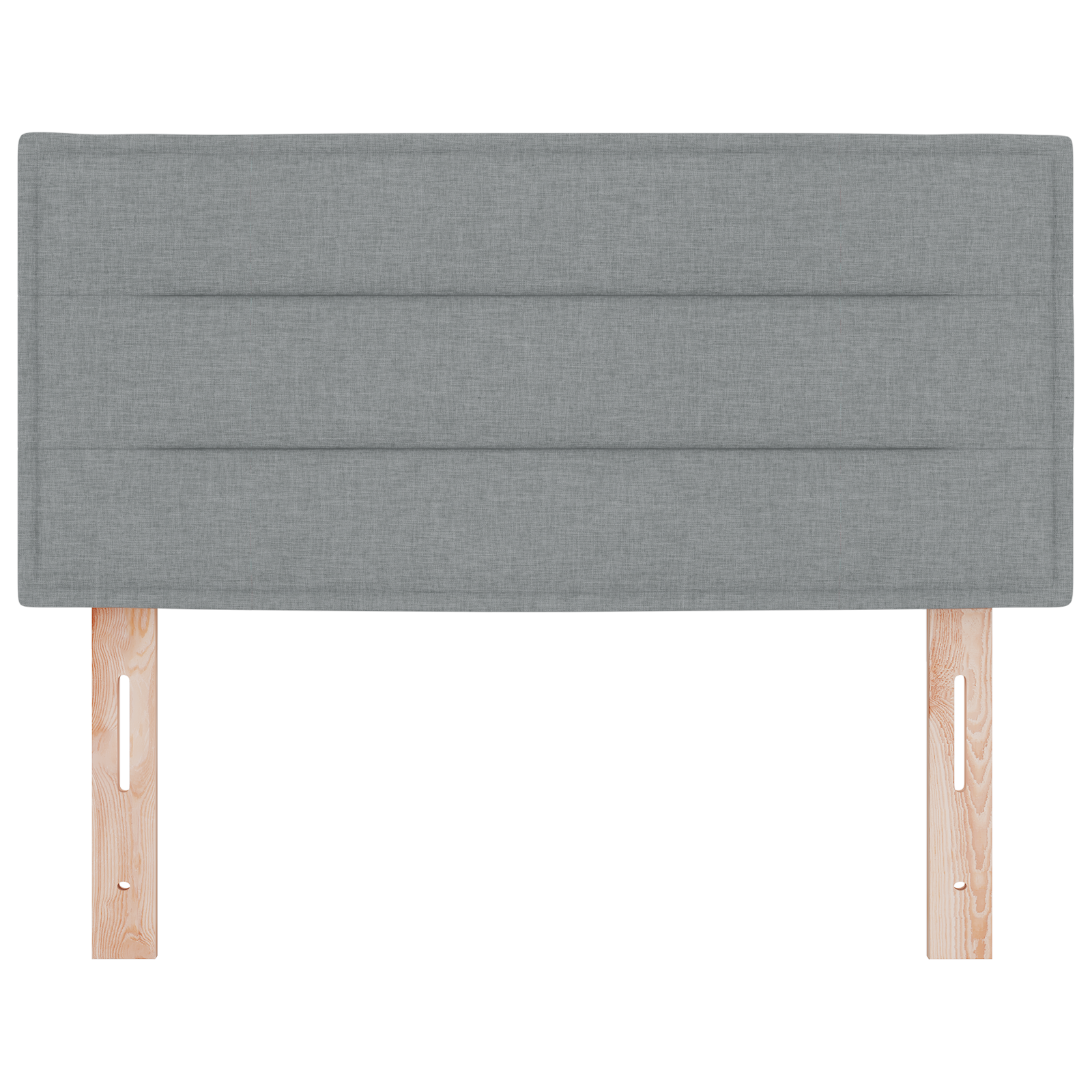 vidaXL Cap de pat design linii gri deschis 100 cm din țesătură