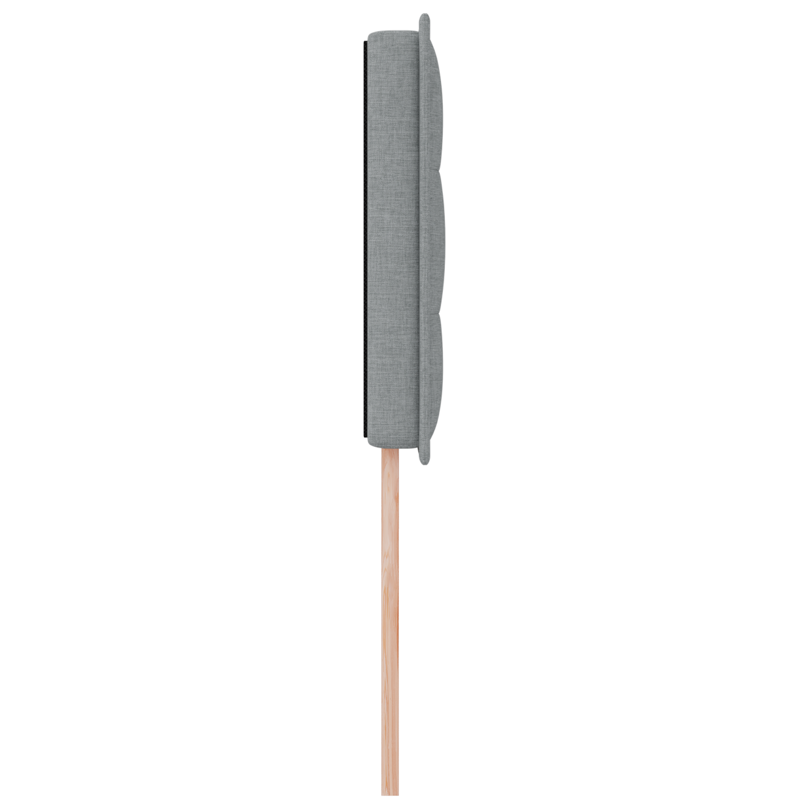 vidaXL Cap de pat design linii gri deschis 100 cm din țesătură