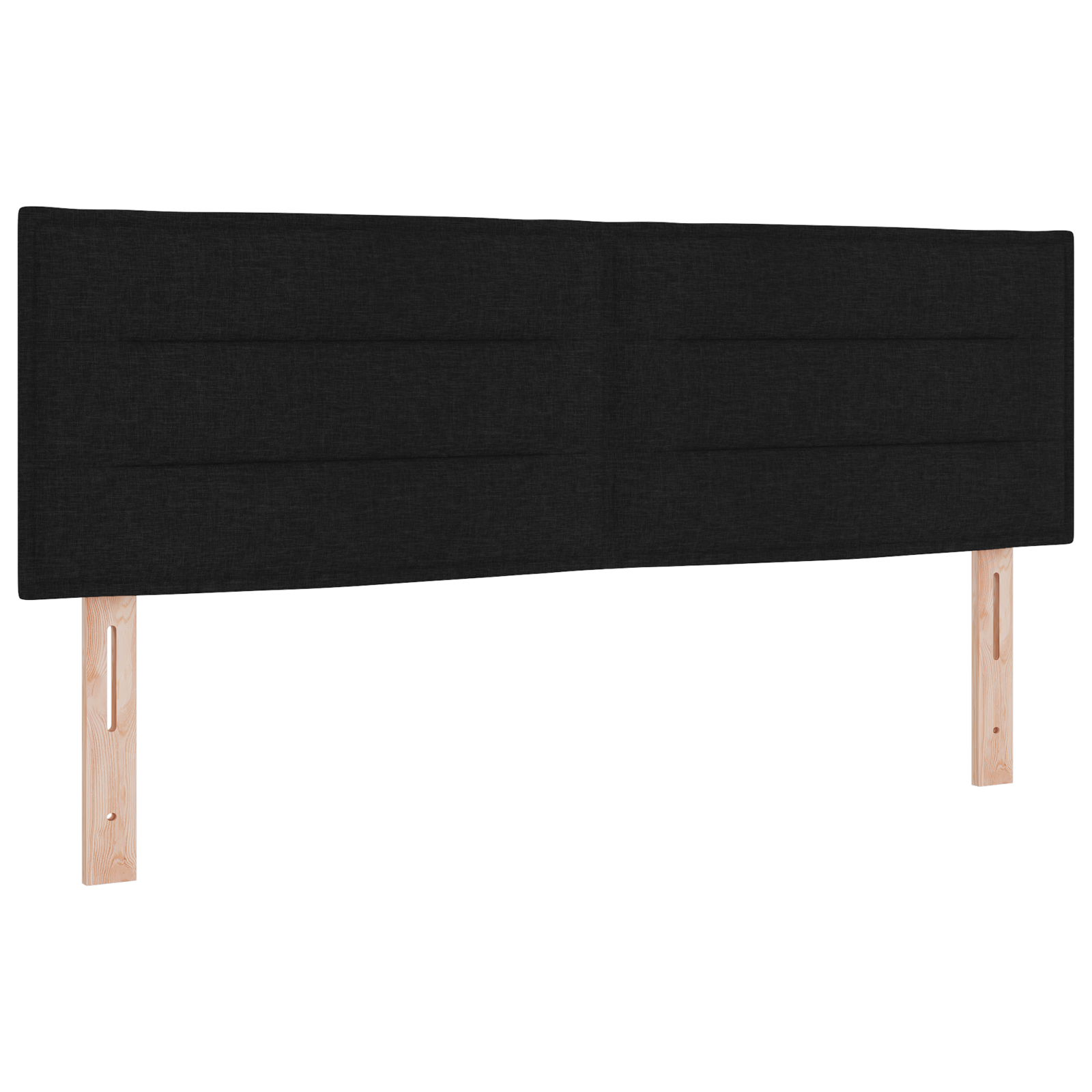 vidaXL Cap de pat LED Design Linii Negru 80 cm Țesătură vidaXL Cap de pat LED Design Linii Negru 80 cm Țesătură