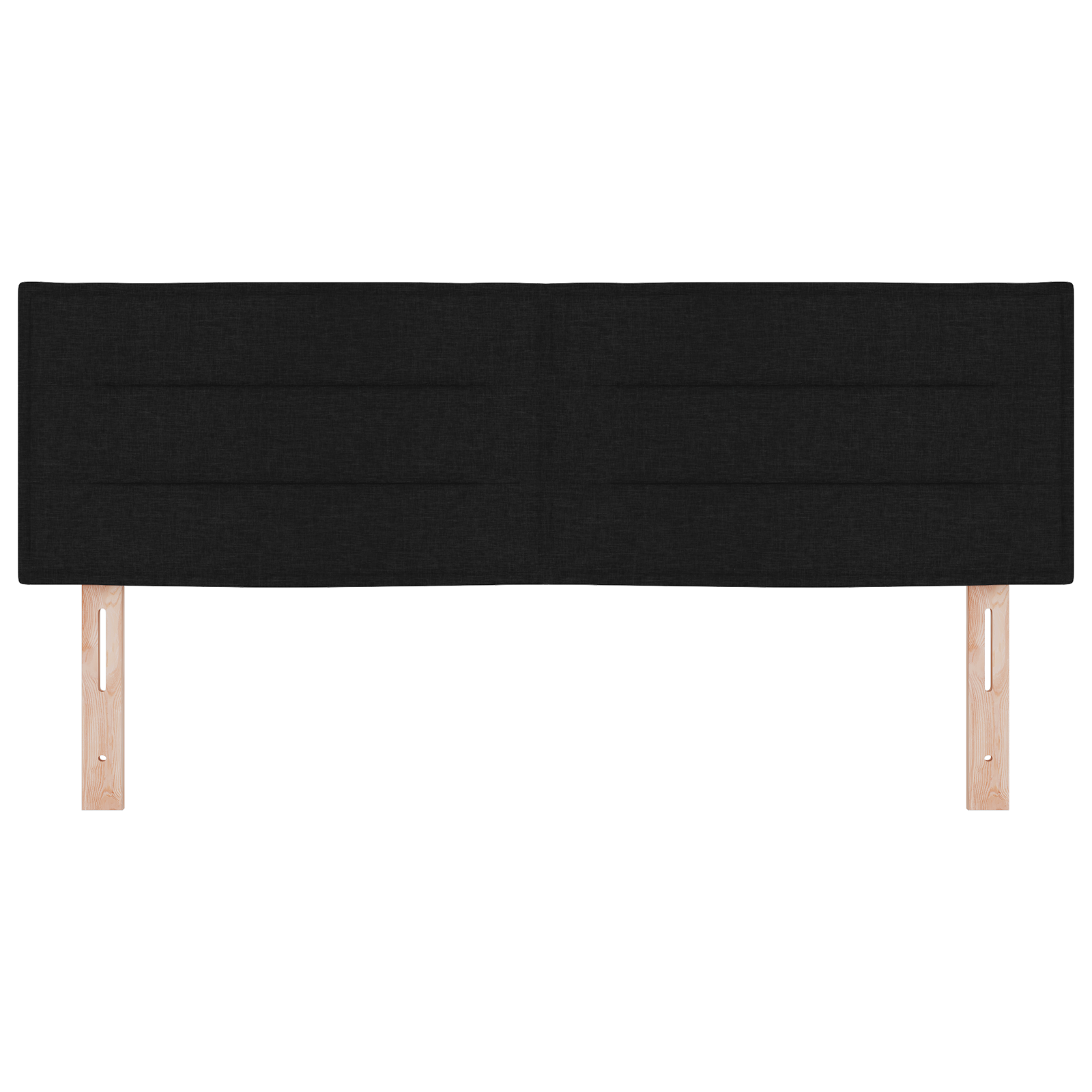 vidaXL Cap de pat LED Design Linii Negru 80 cm Țesătură vidaXL Cap de pat LED Design Linii Negru 80 cm Țesătură