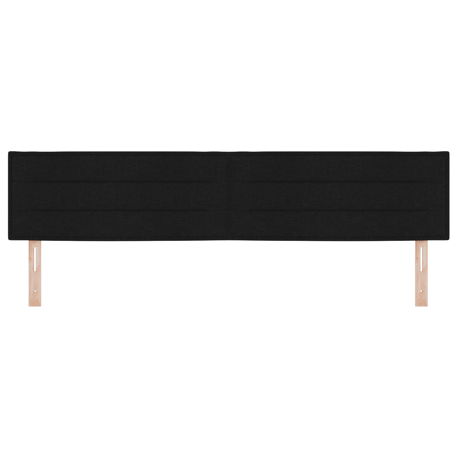 vidaXL Cap de Pat LED Design Linii Negru 200 cm Țesătură vidaXL Cap de Pat LED Design Linii Negru 200 cm Țesătură