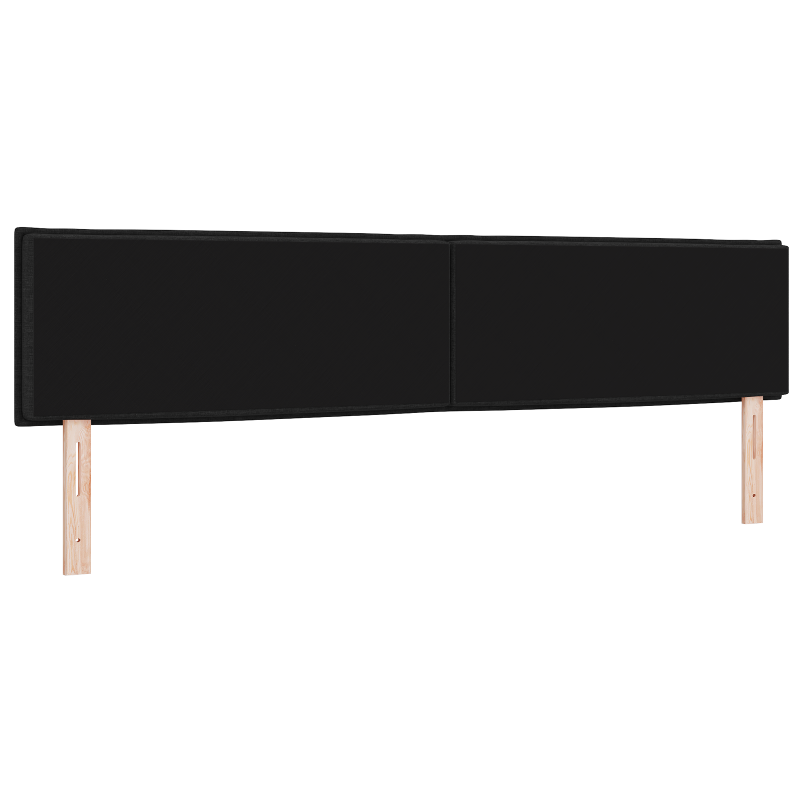 vidaXL Cap de Pat LED Design Linii Negru 200 cm Țesătură vidaXL Cap de Pat LED Design Linii Negru 200 cm Țesătură