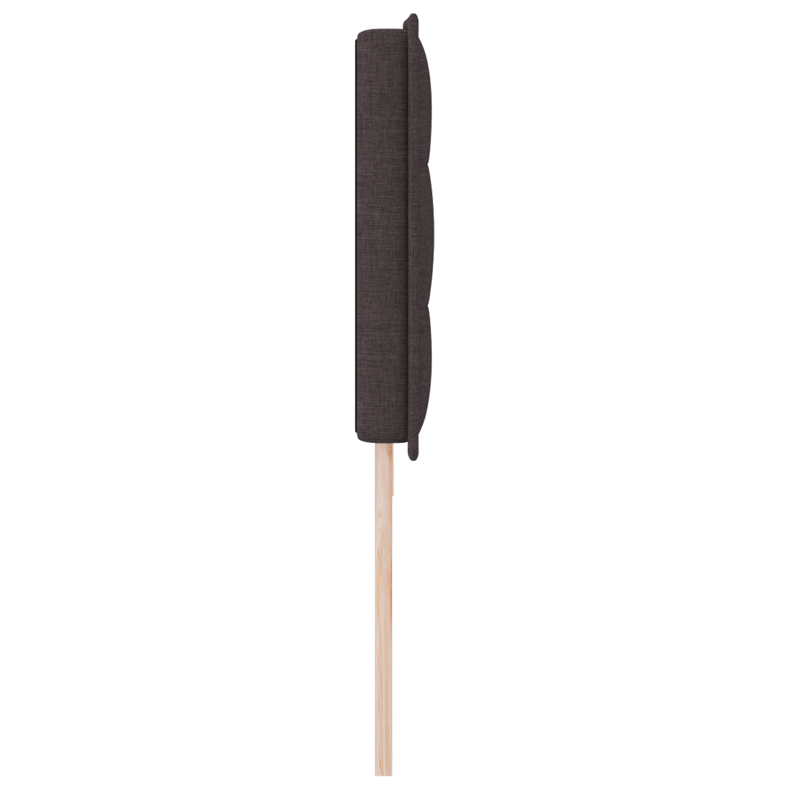 vidaXL Cap de Pat Design Linii Maro Închis 100 cm Țesătură