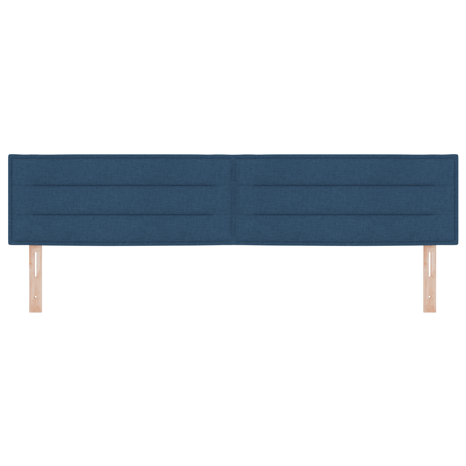 vidaXL Capitonaj cu LED Design Linii Albastru 100 cm Țesătură vidaXL Capitonaj cu LED Design Linii Albastru 100 cm Țesătură