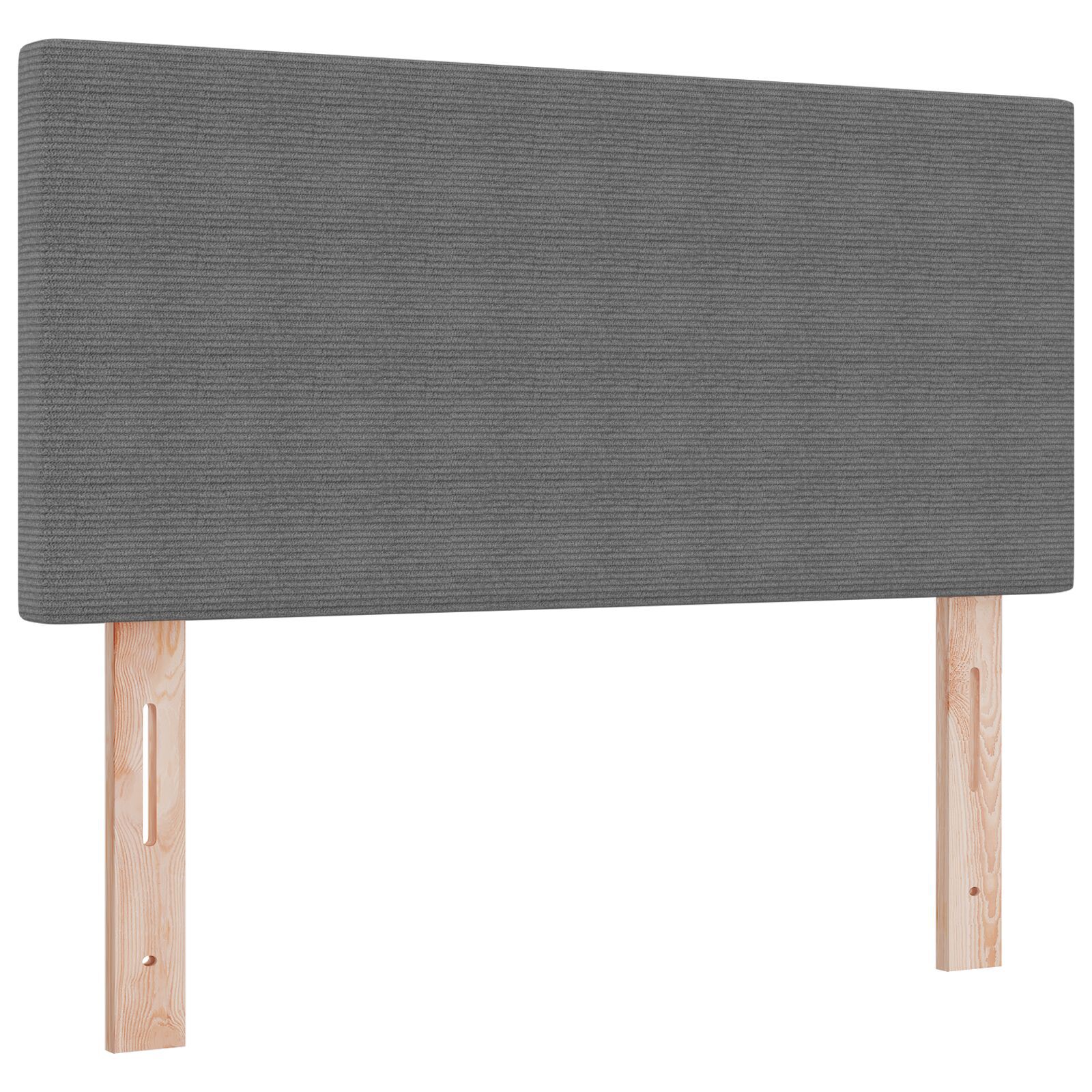 vidaXL Tăblie LED cu lumini cu bandă LED Gri deschis 80 cm țesătură