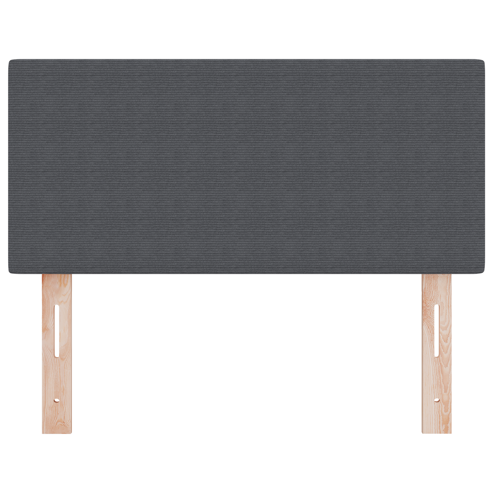 vidaXL Tăblie LED cu lumini cu bandă LED Gri închis 90 cm țesătură