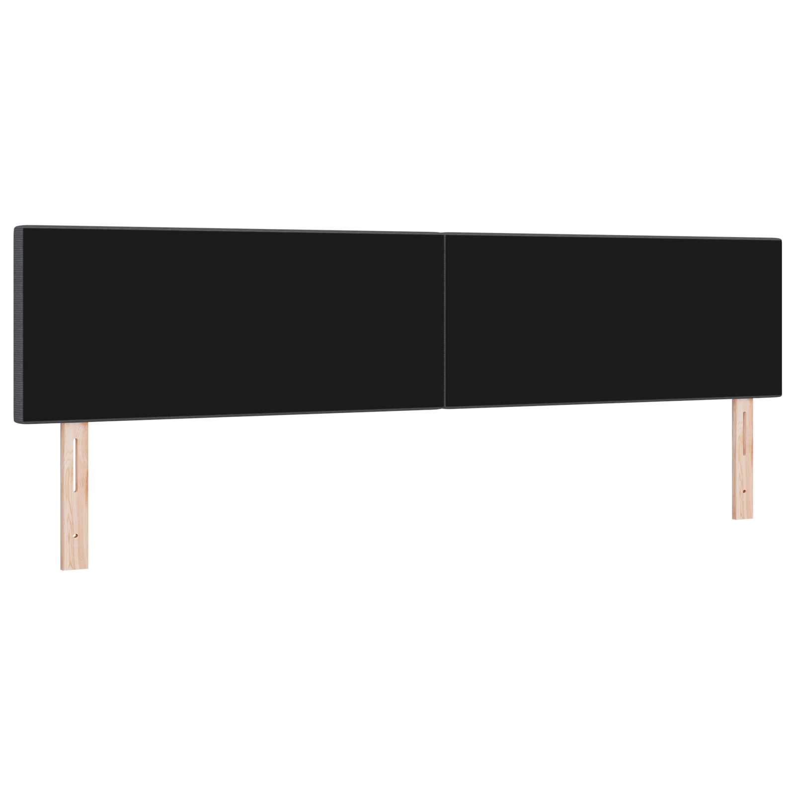 vidaXL Tăblie LED cu lumini cu bandă LED Gri închis 200 cm țesătură