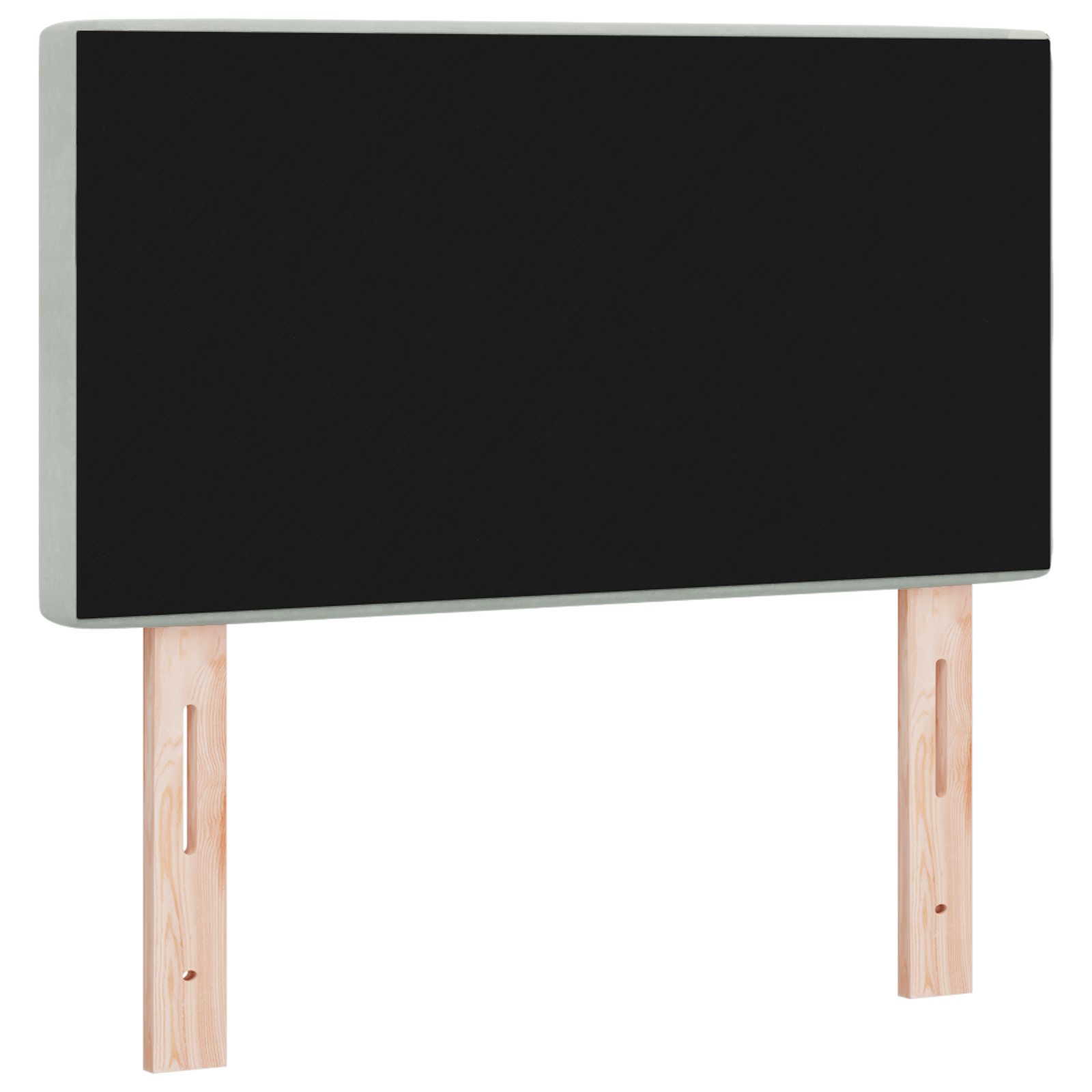 vidaXL Cap de pat LED cu butoane din cristal, tapitat, gri deschis, 80 cm, din catifea vidaXL Cap de pat LED cu butoane din cristal, tapitat, gri deschis, 80 cm, din catifea