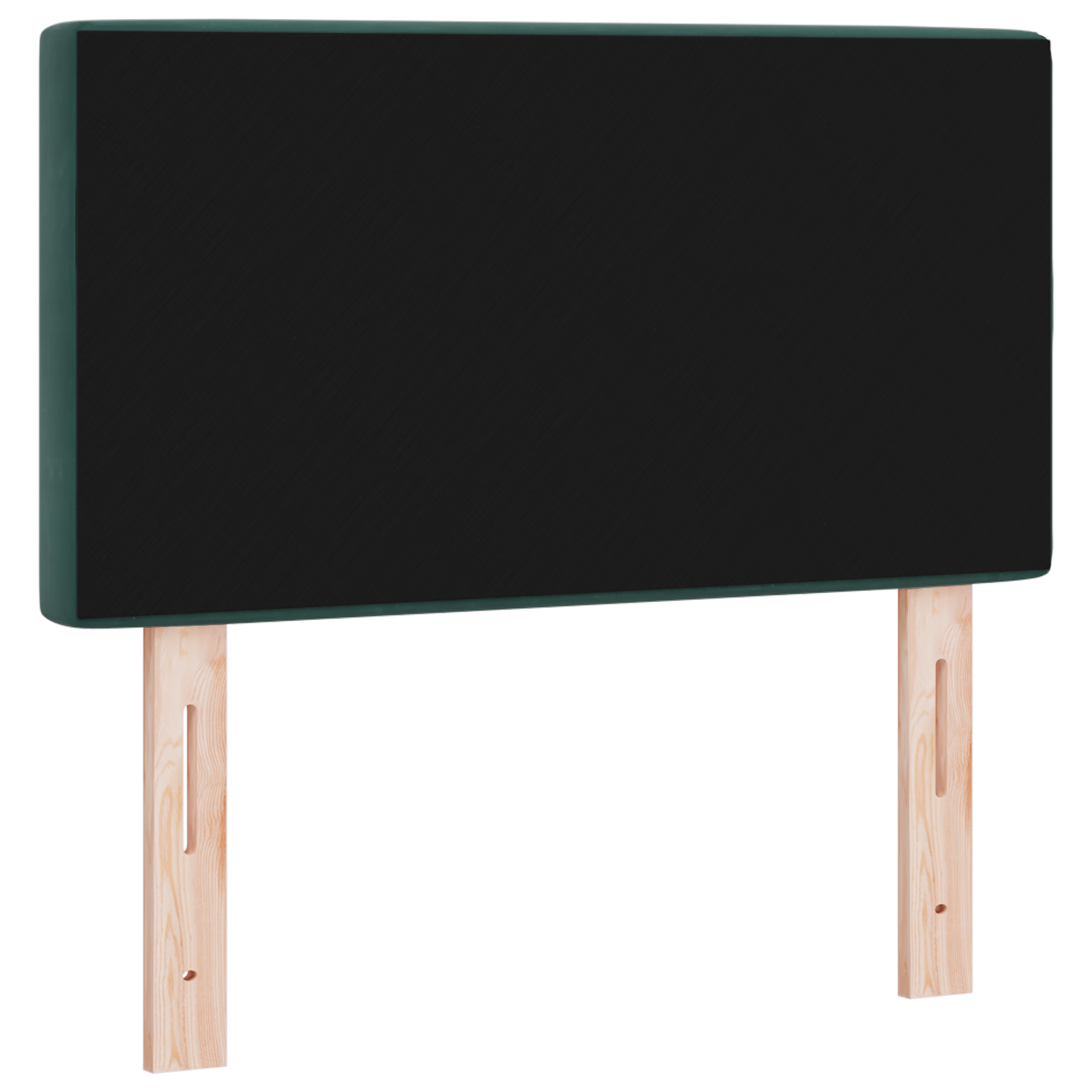 vidaXL Tăblie LED cu lumini cu bandă LED Verde închis 80 cm Catifea