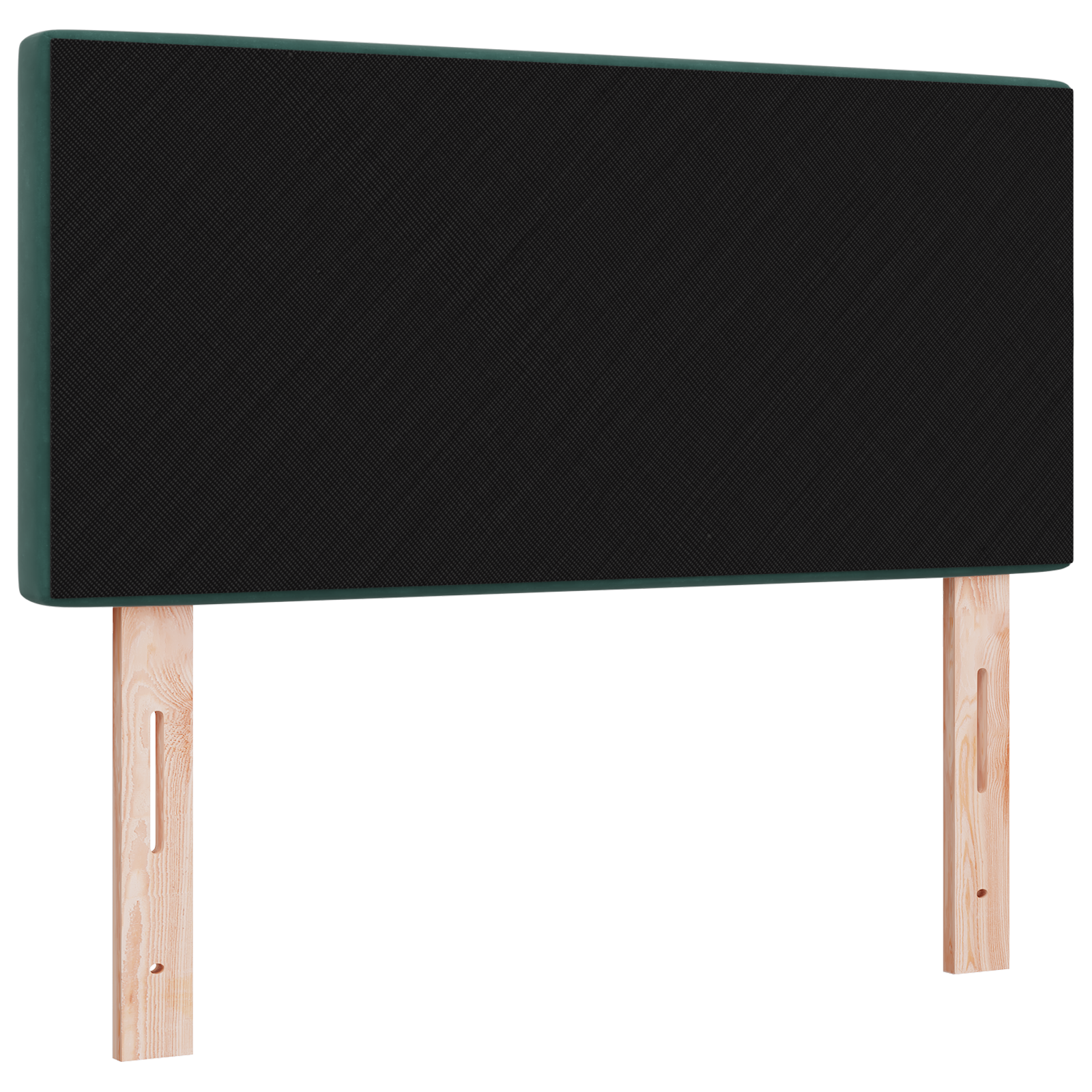 vidaXL Tăblie LED cu lumini cu bandă LED Verde închis 90 cm Catifea