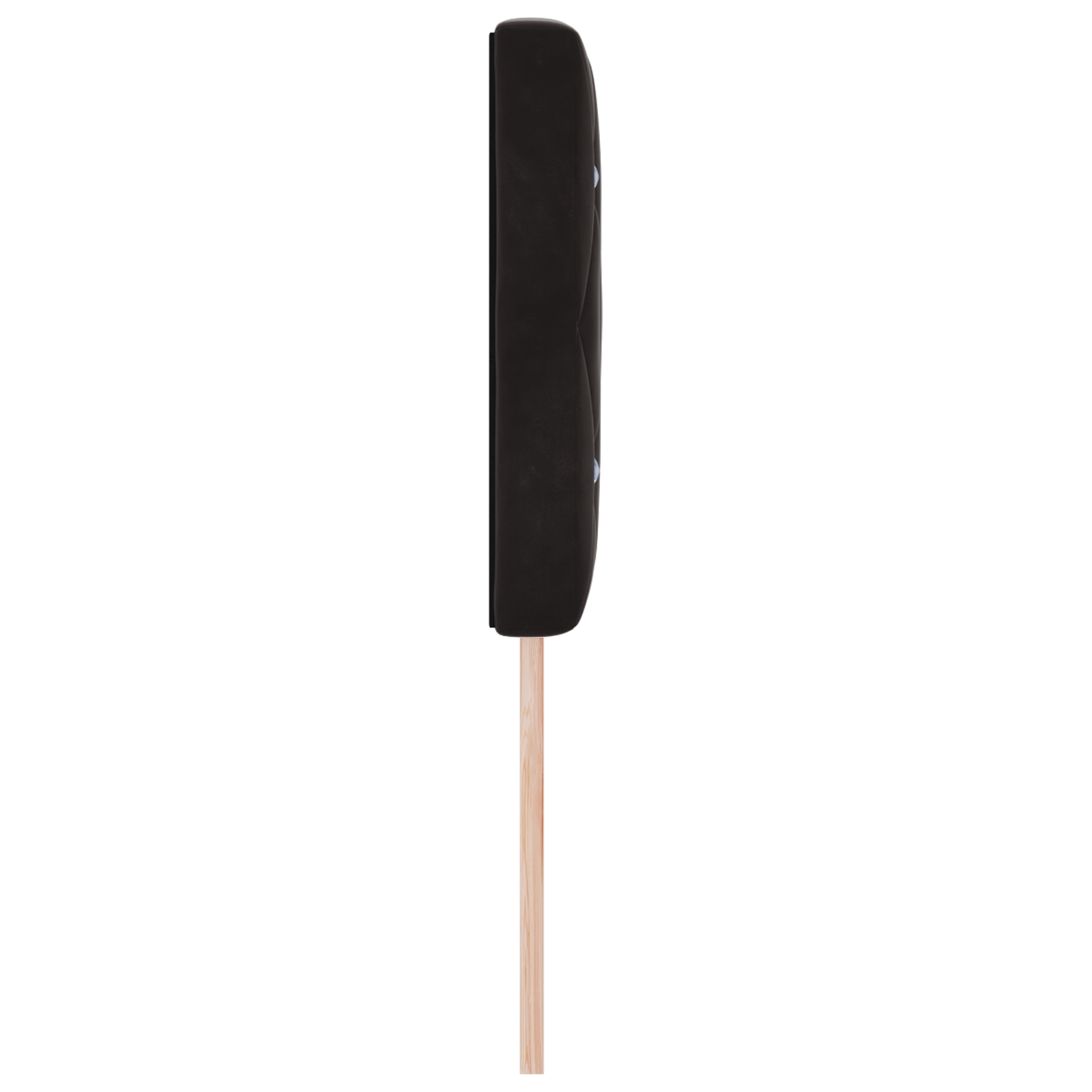 vidaXL Cap de pat LED cu butoane din cristal căptușit negru de 80 cm, Velur vidaXL Cap de pat LED cu butoane din cristal căptușit negru de 80 cm, Velur