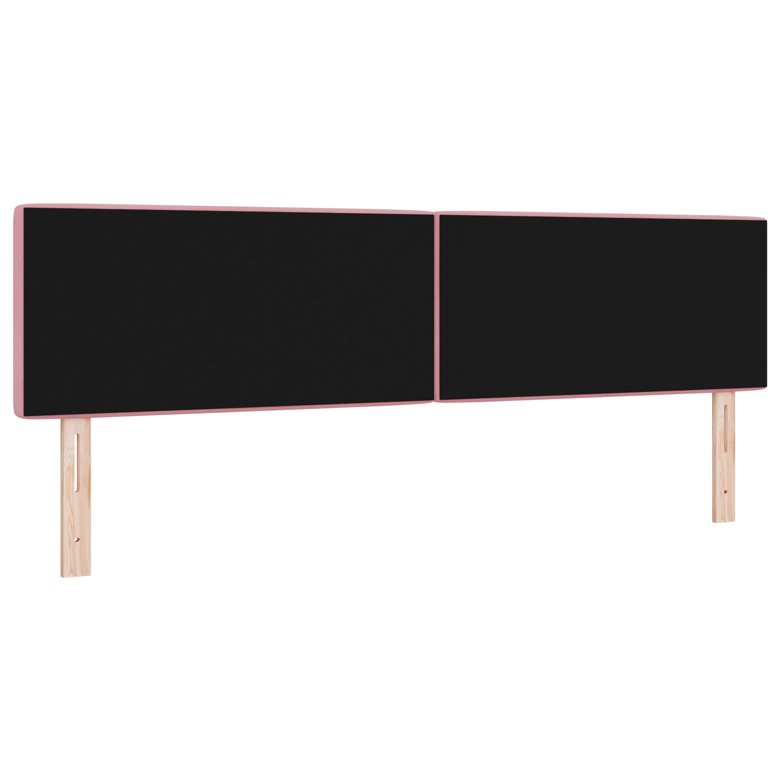 vidaXL Tăblie LED cu lumini cu bandă LED Argyle Roz 90 cm Catifea vidaXL Tăblie LED cu lumini cu bandă LED Argyle Roz 90 cm Catifea