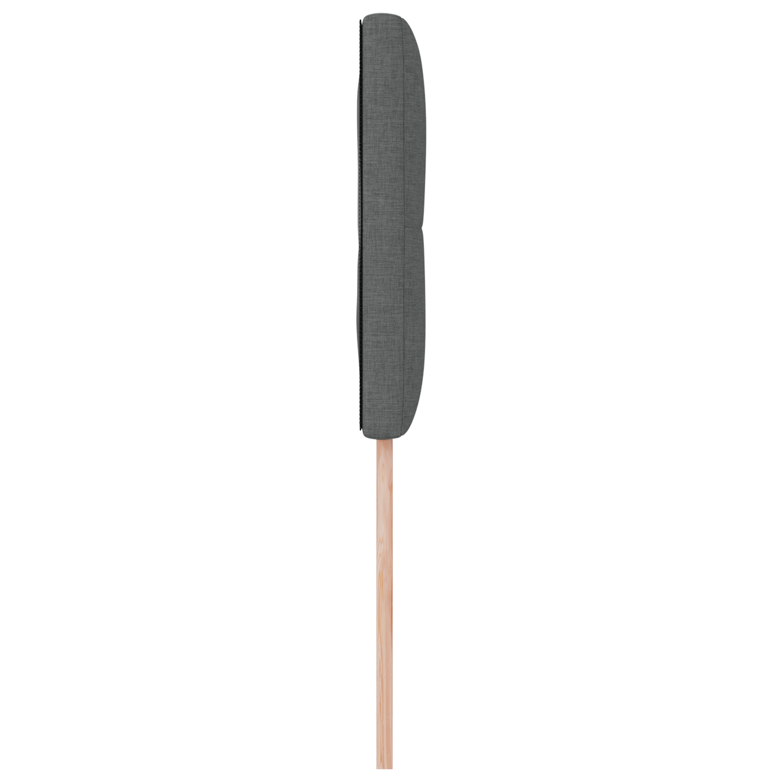 vidaXL Cap de pat LED gri închis cu butoane, tapițat, 80 cm vidaXL Cap de pat LED gri închis cu butoane, tapițat, 80 cm