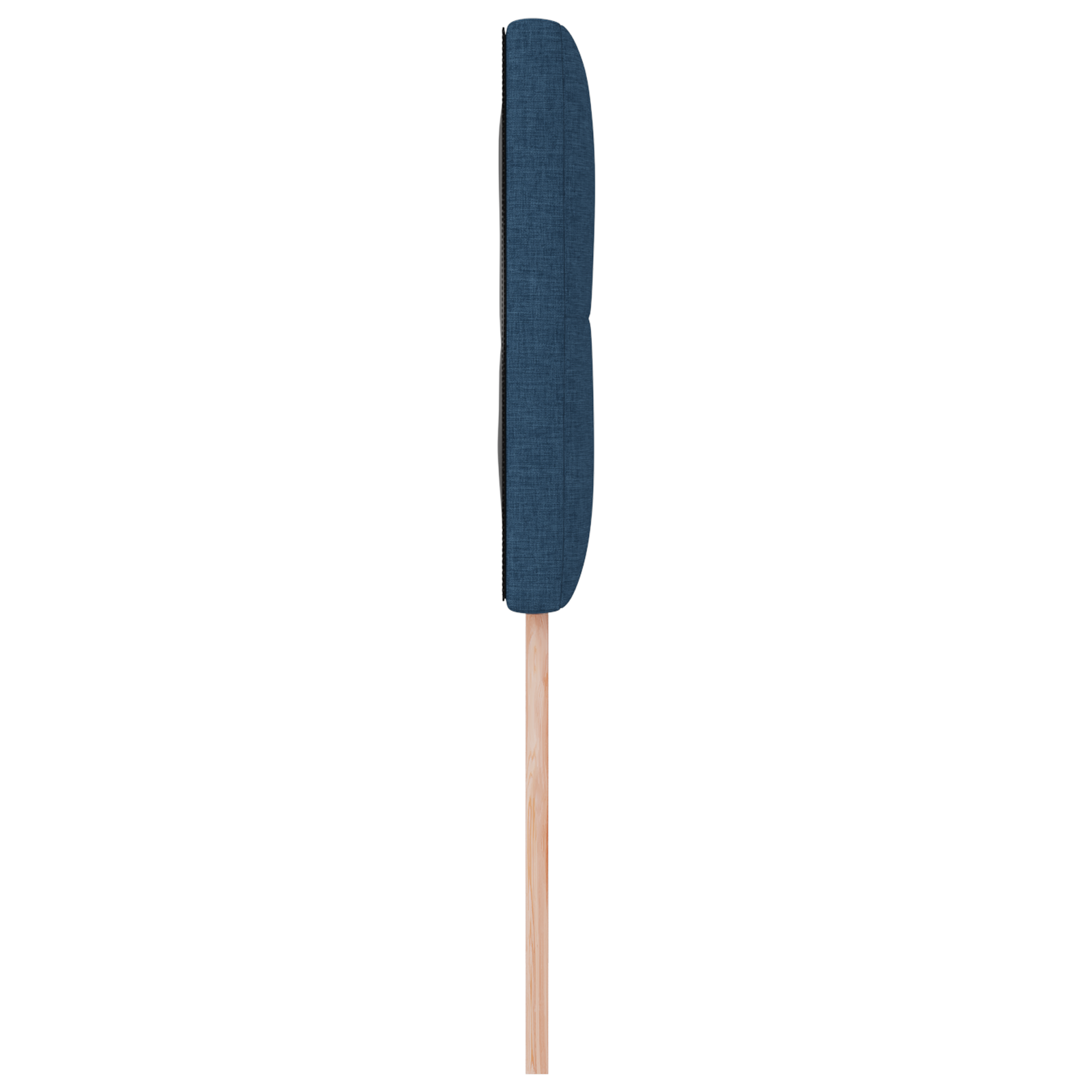 vidaXL Cap de pat LED cu buton, cusut cu un button albastru, 80 cm, țesătură vidaXL Cap de pat LED cu buton, cusut cu un button albastru, 80 cm, țesătură