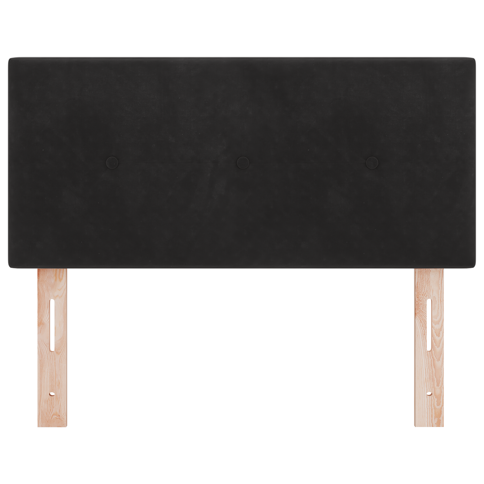 vidaXL Cap de pat LED cu butoane, capitonat, negru, 80 cm, catifea vidaXL Cap de pat LED cu butoane, capitonat, negru, 80 cm, catifea