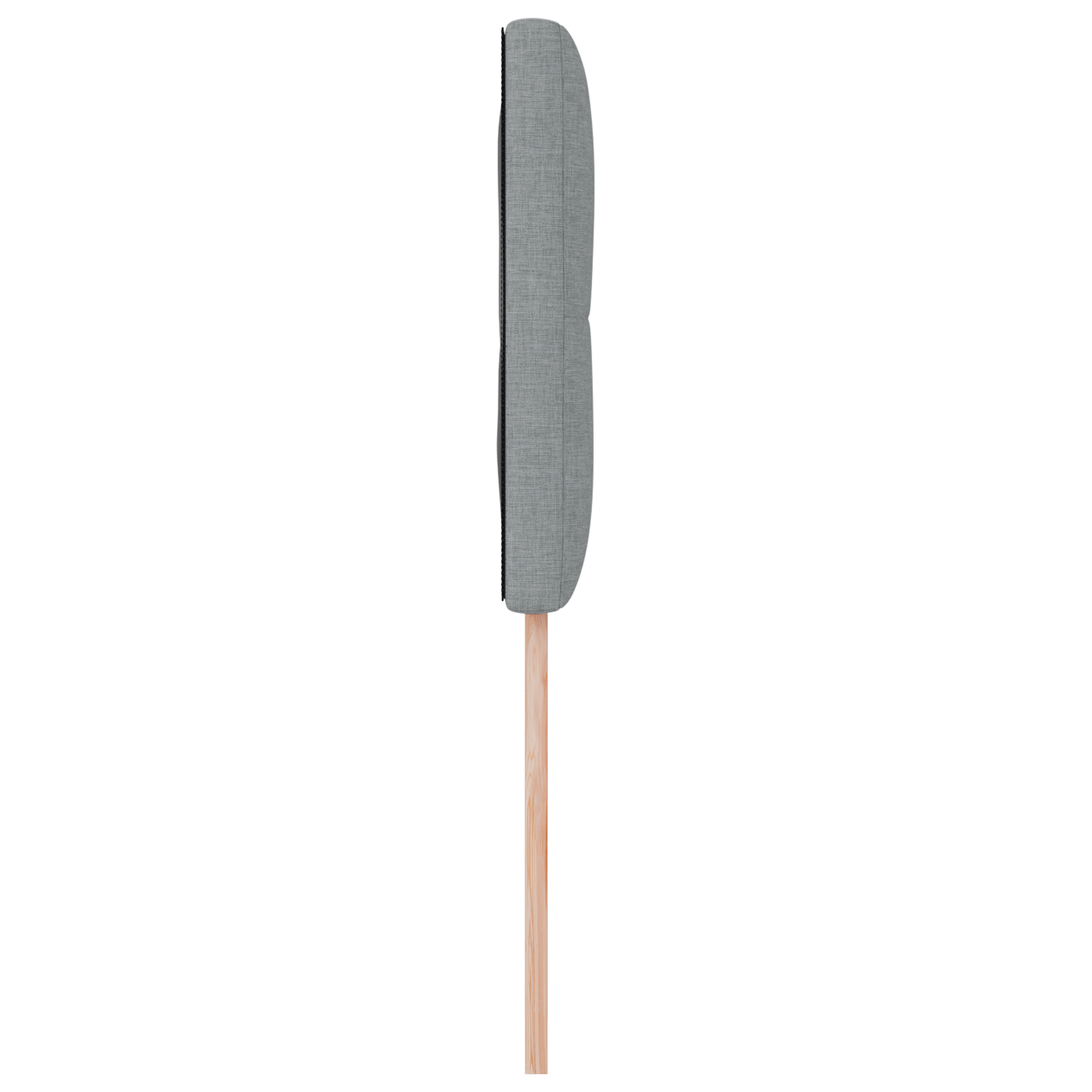 vidaXL Cap de pat gri deschis cu butoane și LED, de 90 cm, din țesătură vidaXL Cap de pat gri deschis cu butoane și LED, de 90 cm, din țesătură