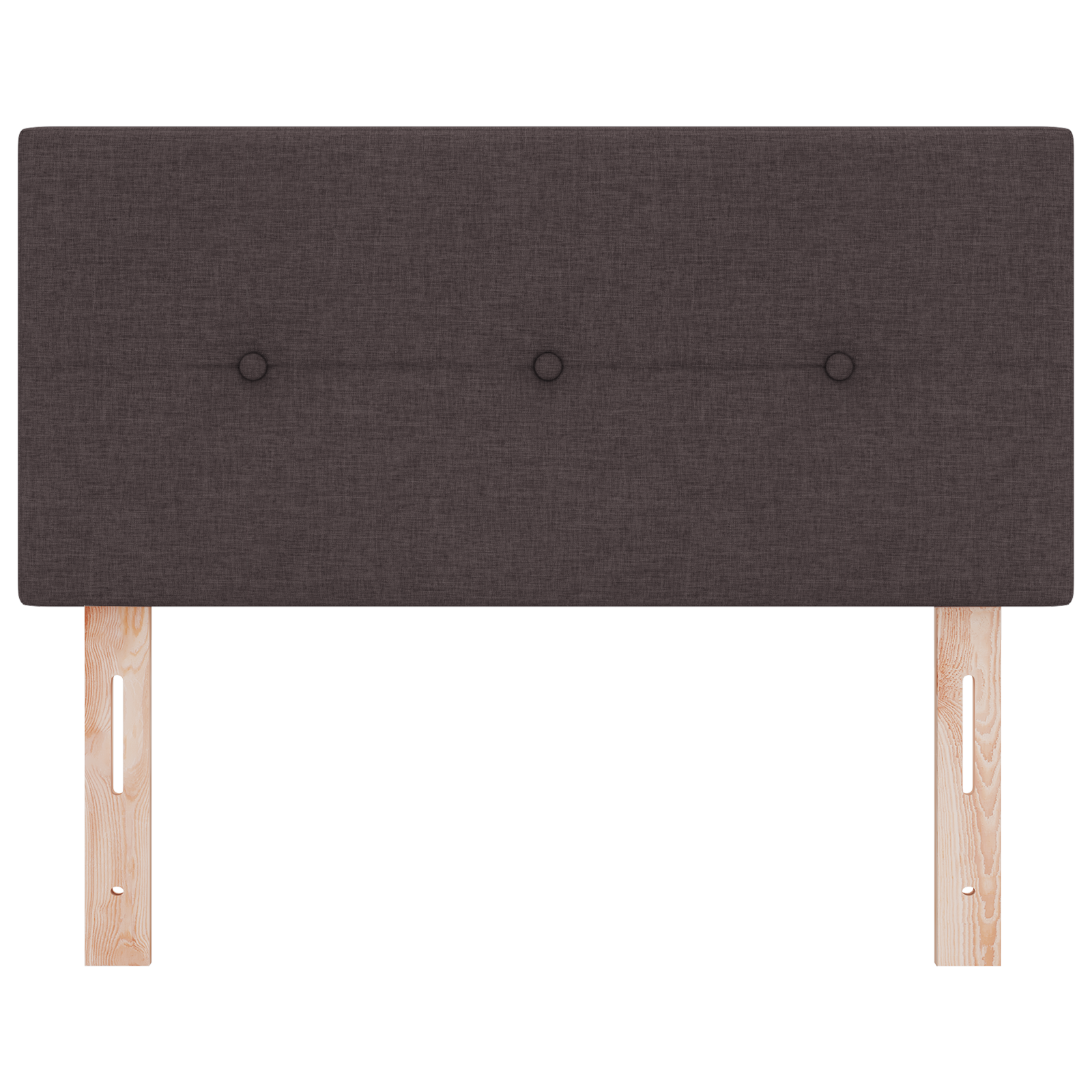vidaXL Cap de pat LED tapițat cu buton, închis la culoare, de 90 cm, țesătură vidaXL Cap de pat LED tapițat cu buton, închis la culoare, de 90 cm, țesătură