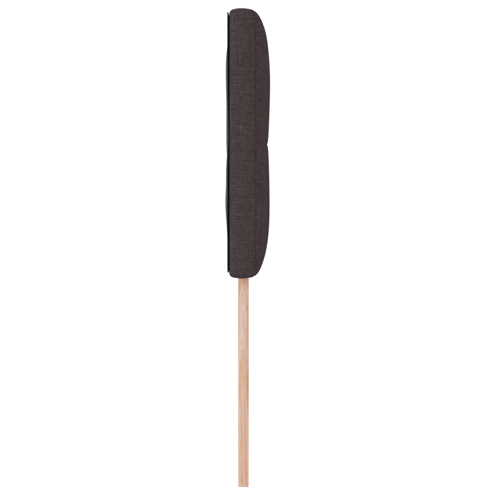 vidaXL Cap de pat LED tapițat cu buton, închis la culoare, de 90 cm, țesătură vidaXL Cap de pat LED tapițat cu buton, închis la culoare, de 90 cm, țesătură