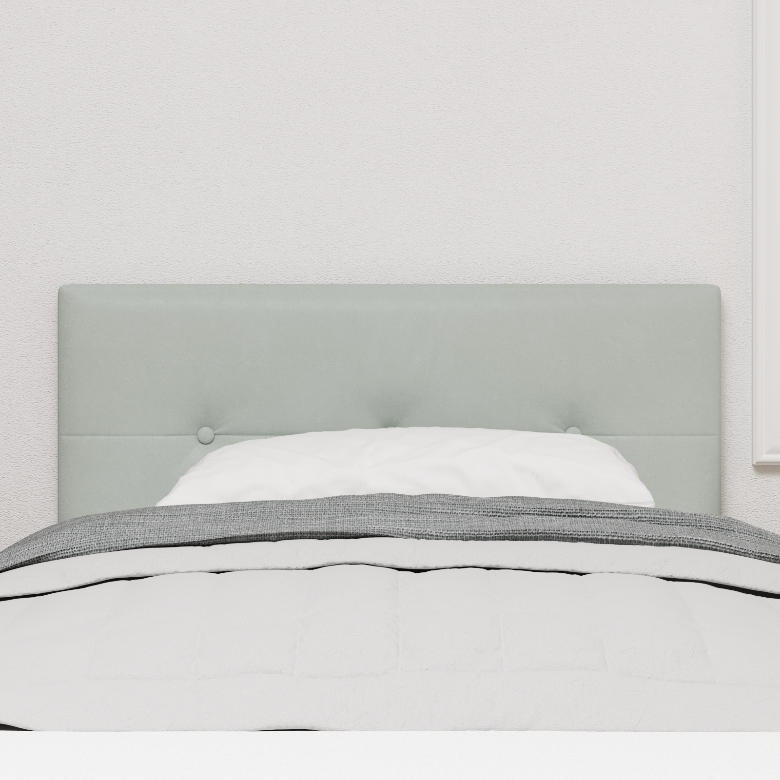vidaXL Headboard LED tapițat cu butoane Gri deschis 90 cm Catifea vidaXL Headboard LED tapițat cu butoane Gri deschis 90 cm Catifea