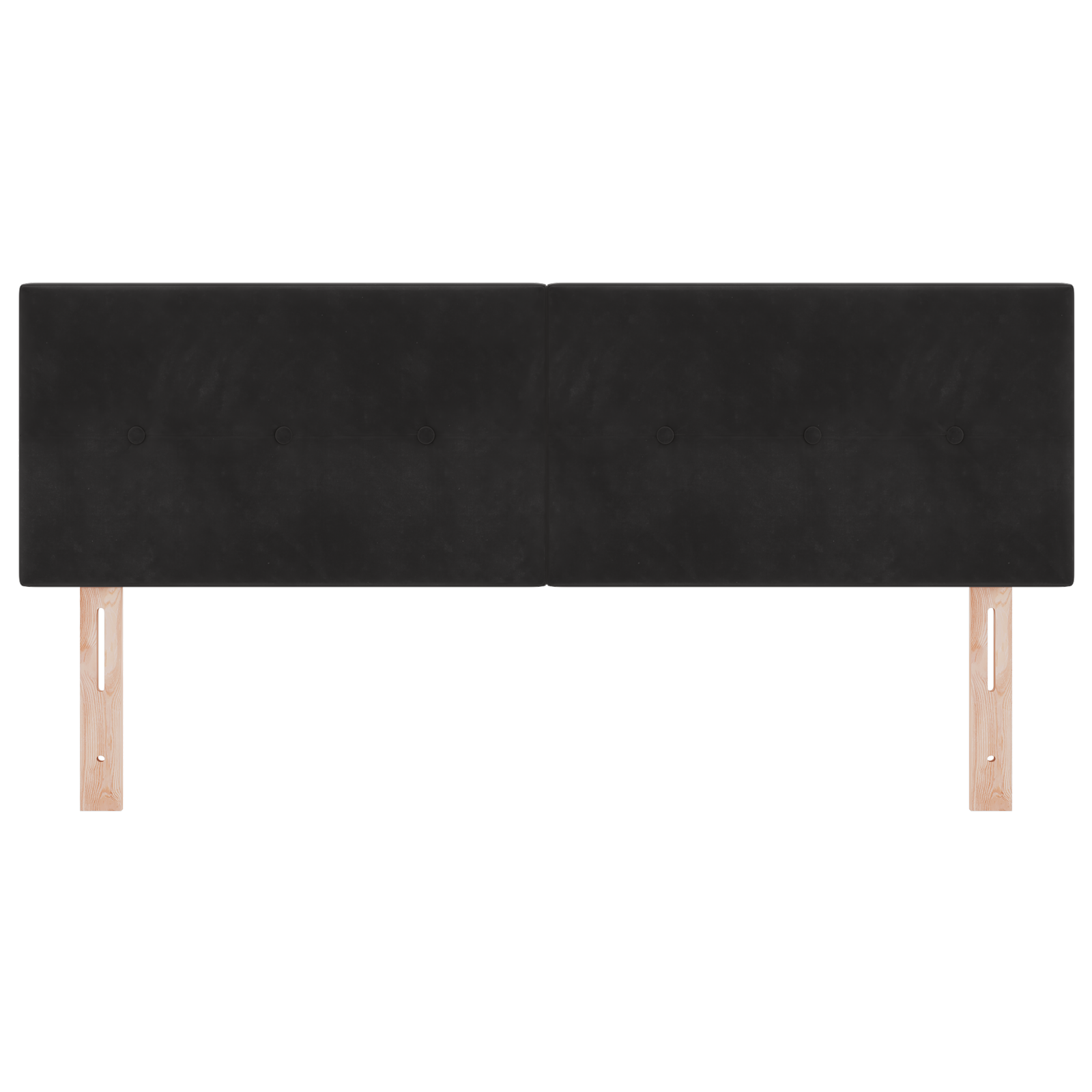 vidaXL Cap de pat LED cu butoane Negru 72 cm Catifea vidaXL Cap de pat LED cu butoane Negru 72 cm Catifea